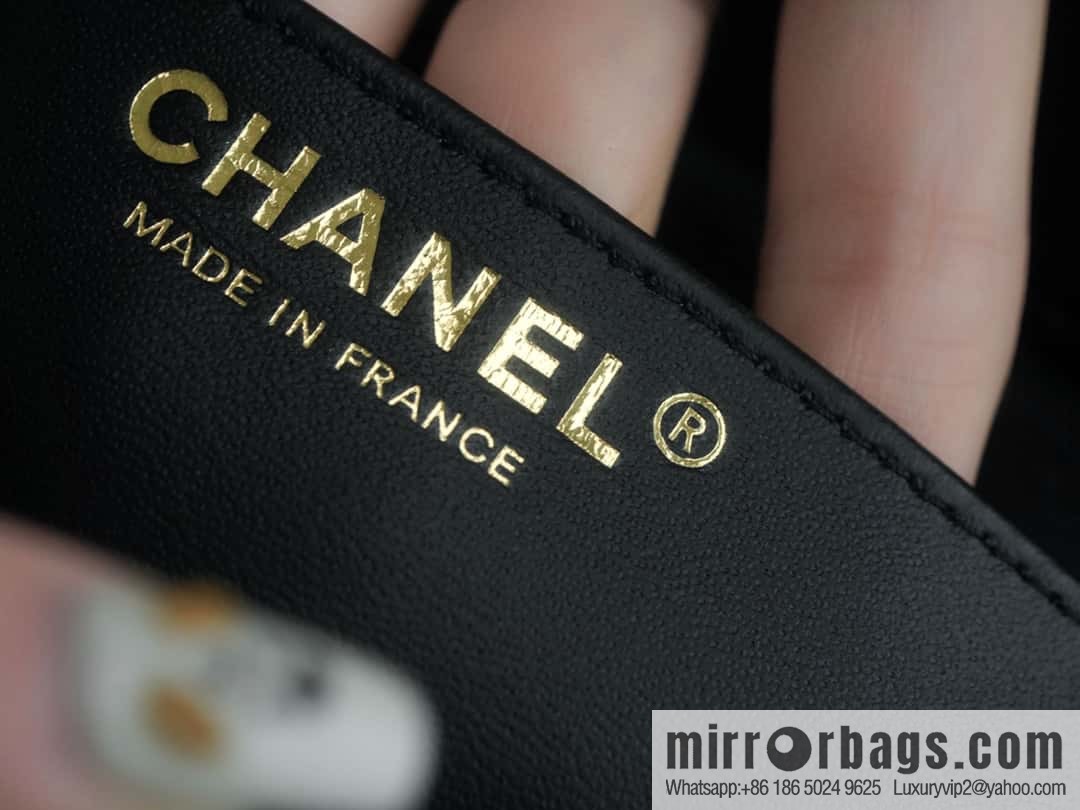 CHANEL 23P handle cfmini black ๐ค AS2431