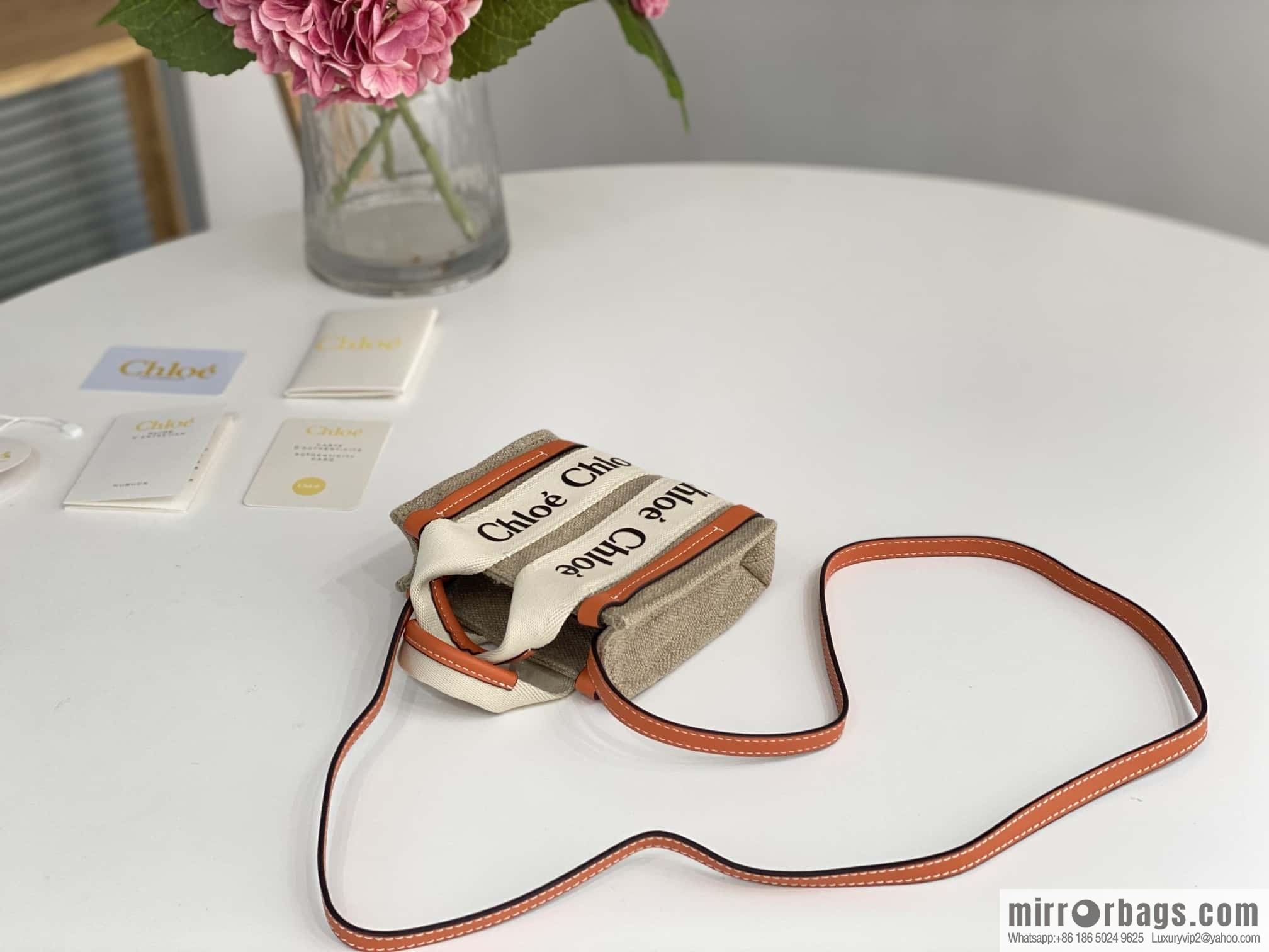 Chloe Nano - Super mini bag 14CM orange