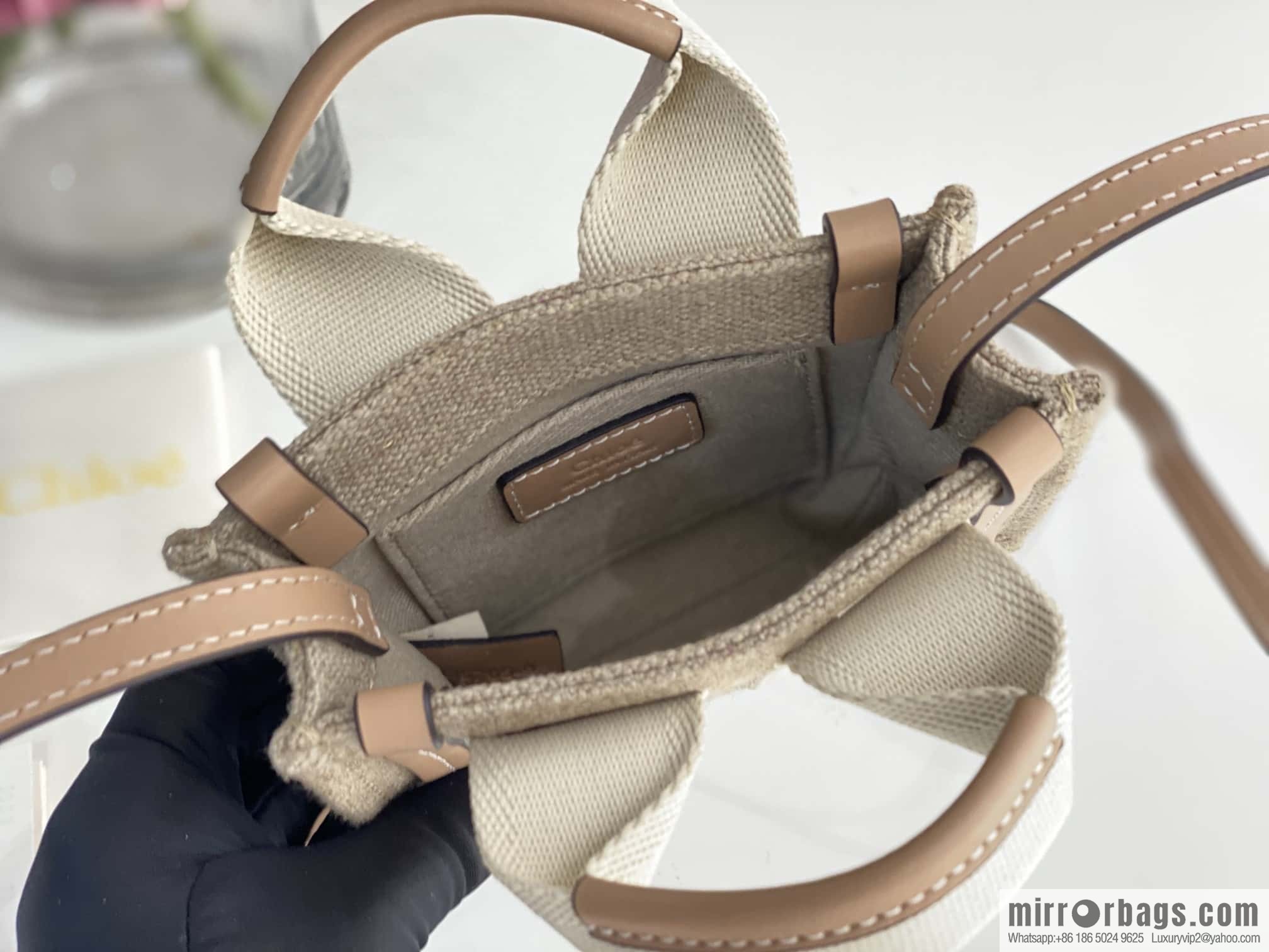 Chloe Nano - Super mini bag 14CM peach powder