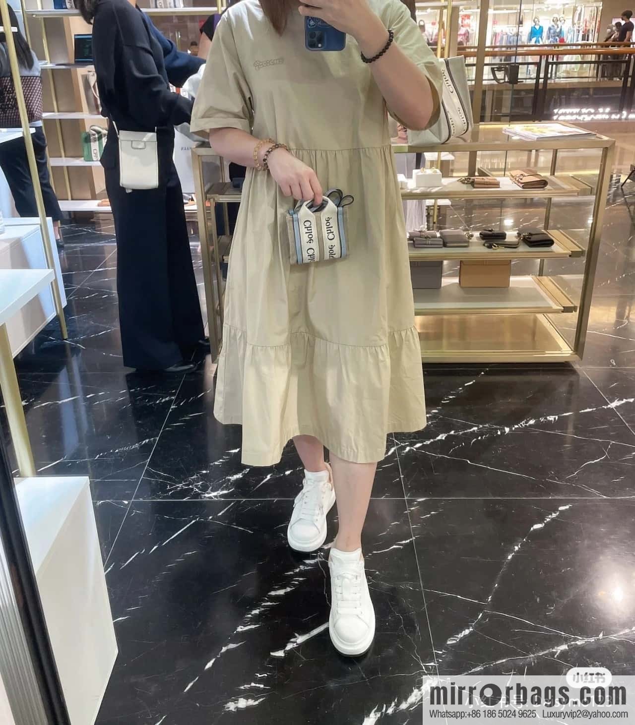 Chloe Nano- super mini bag 14CM sky blue