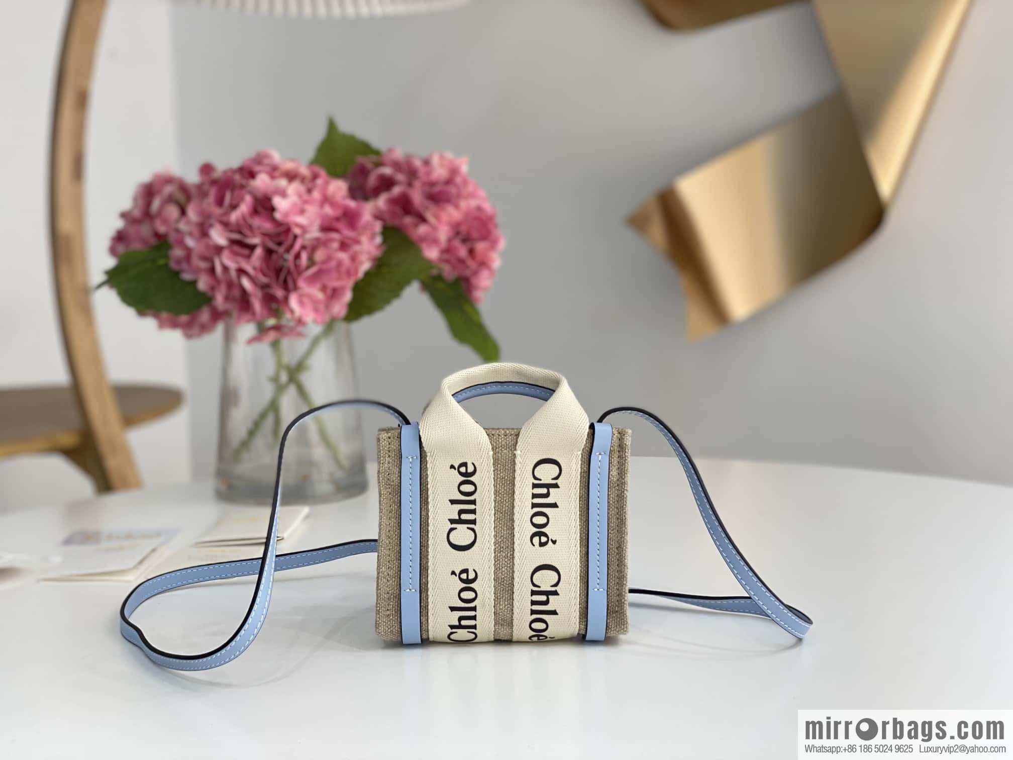 Chloe Nano- super mini bag 14CM sky blue