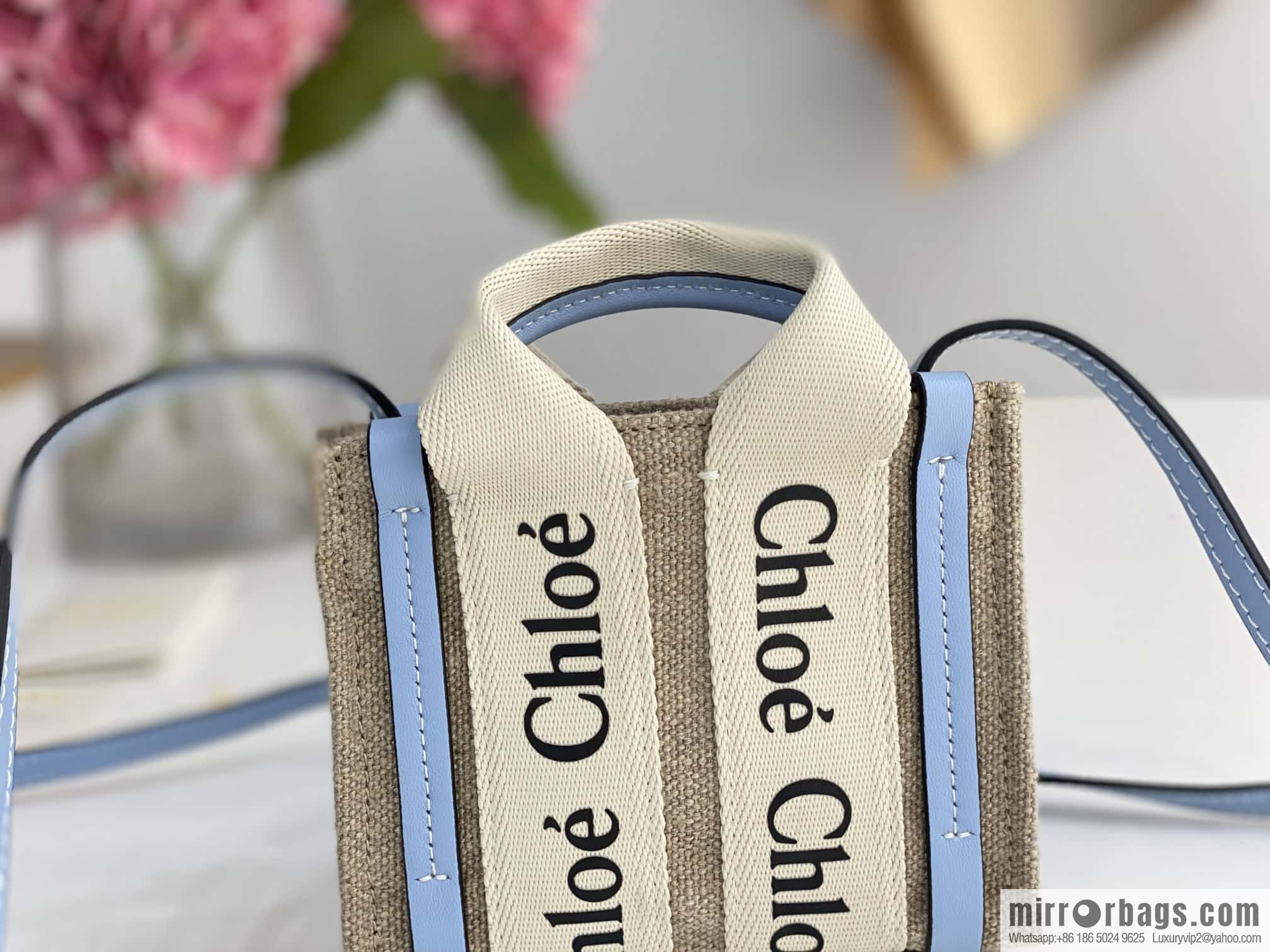 Chloe Nano- super mini bag 14CM sky blue