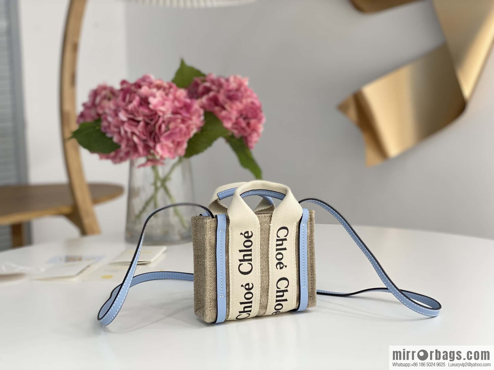Chloe Nano- super mini bag 14CM sky blue