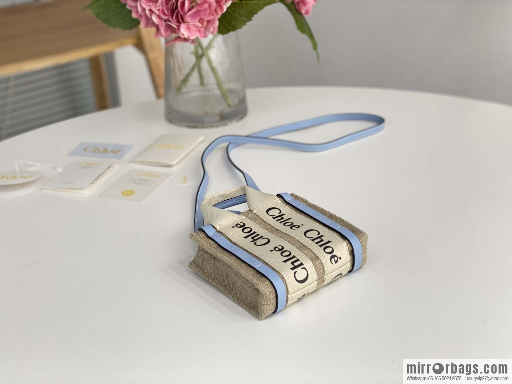 Chloe Nano- super mini bag 14CM sky blue