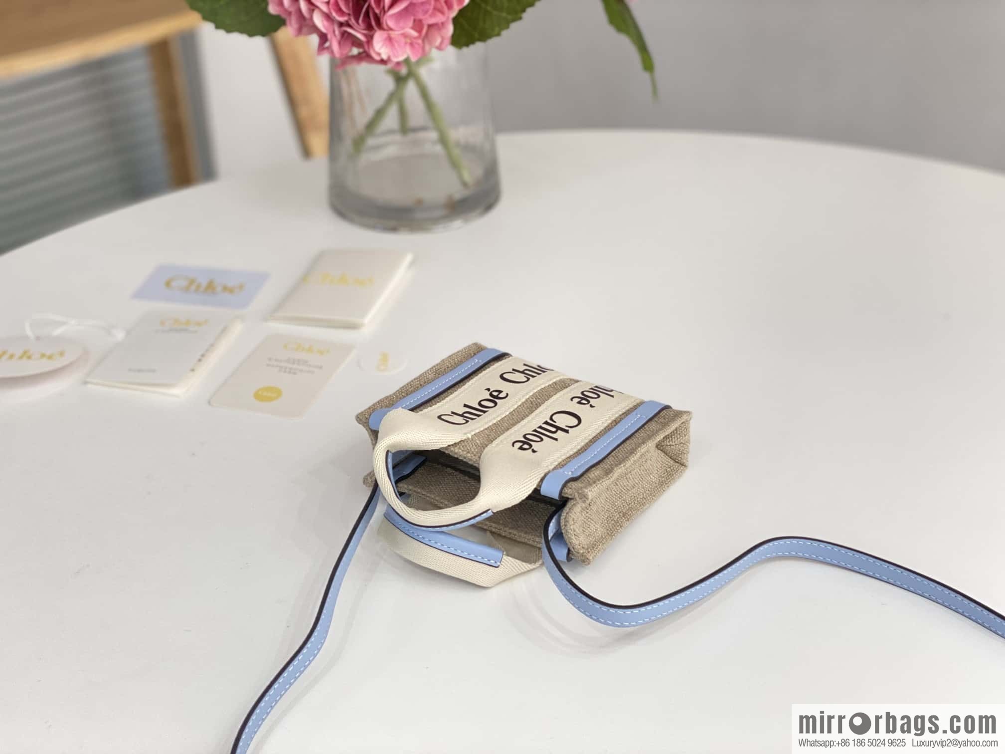 Chloe Nano- super mini bag 14CM sky blue