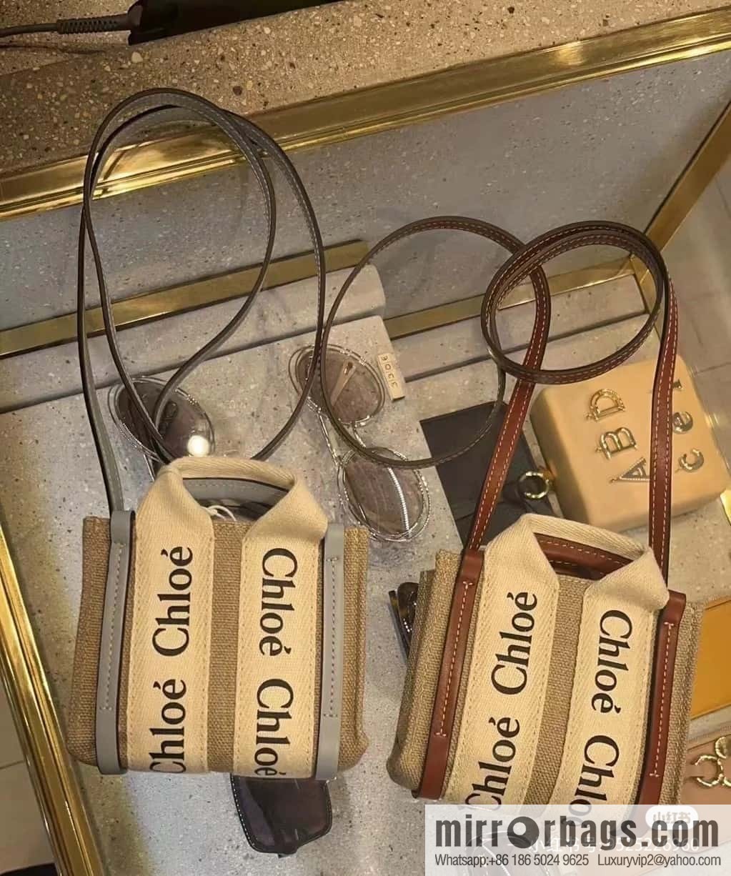 Chloe Nano - Super mini bag 14CM brown