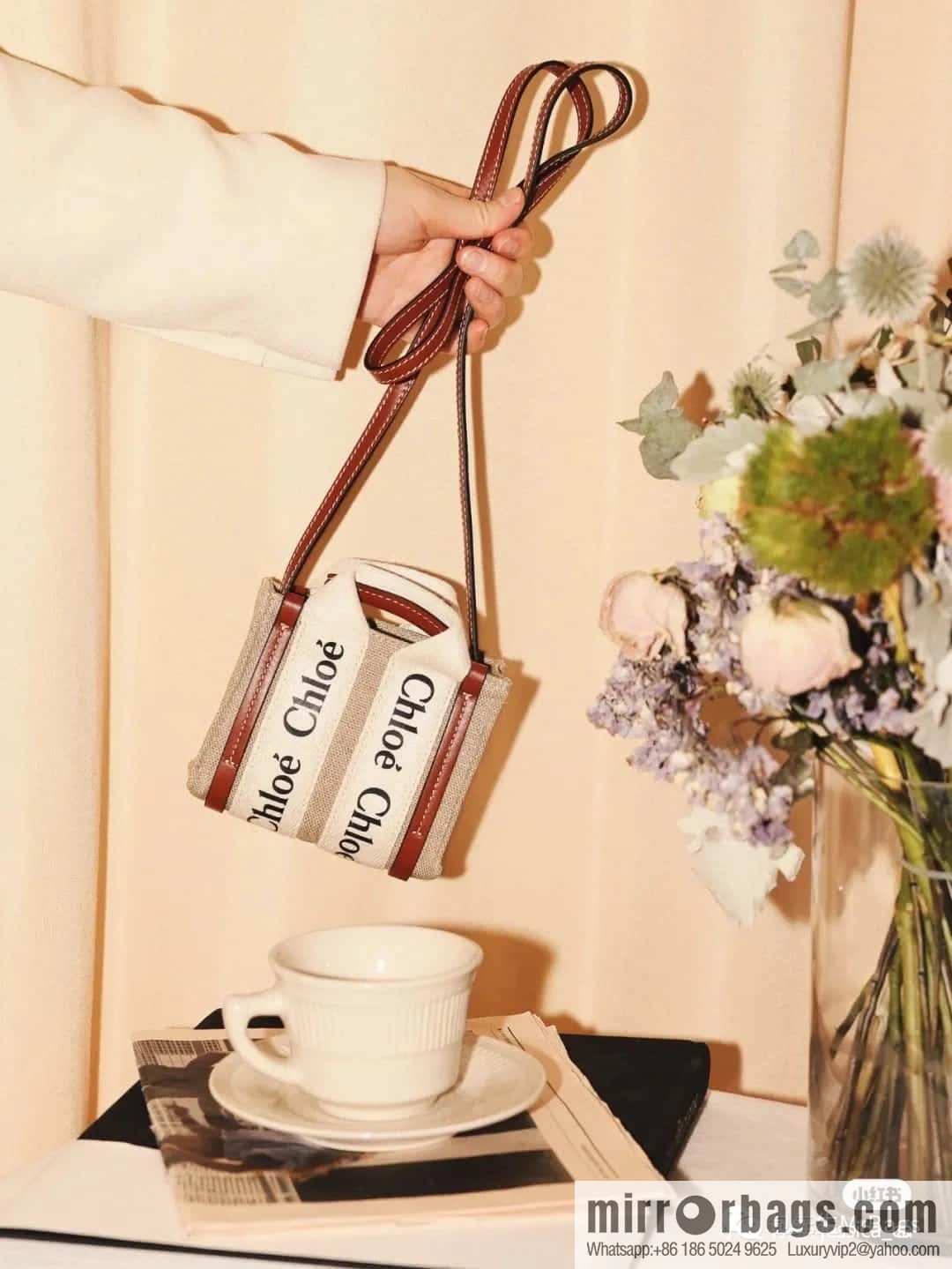 Chloe Nano - Super mini bag 14CM brown