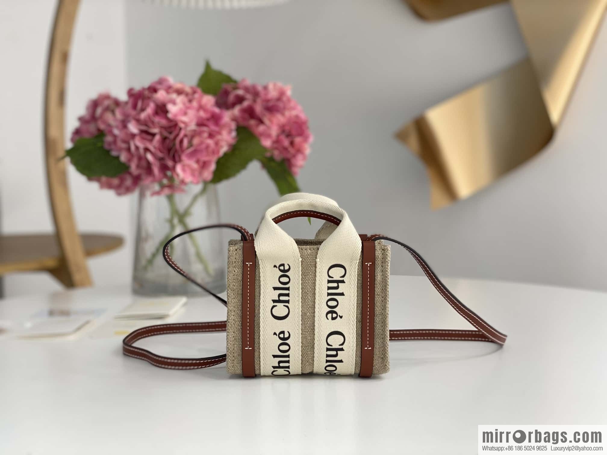 Chloe Nano - Super mini bag 14CM brown