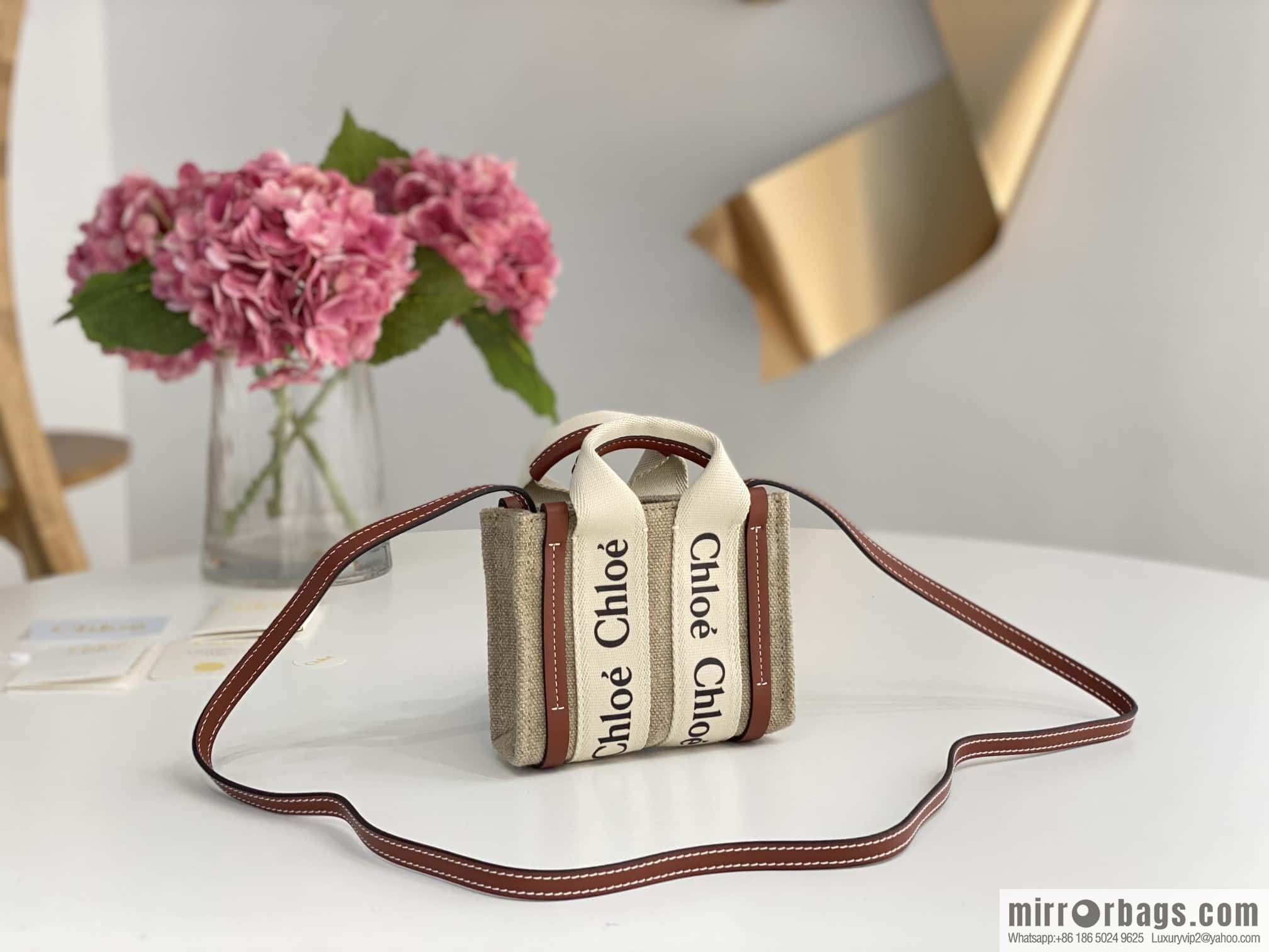 Chloe Nano - Super mini bag 14CM brown