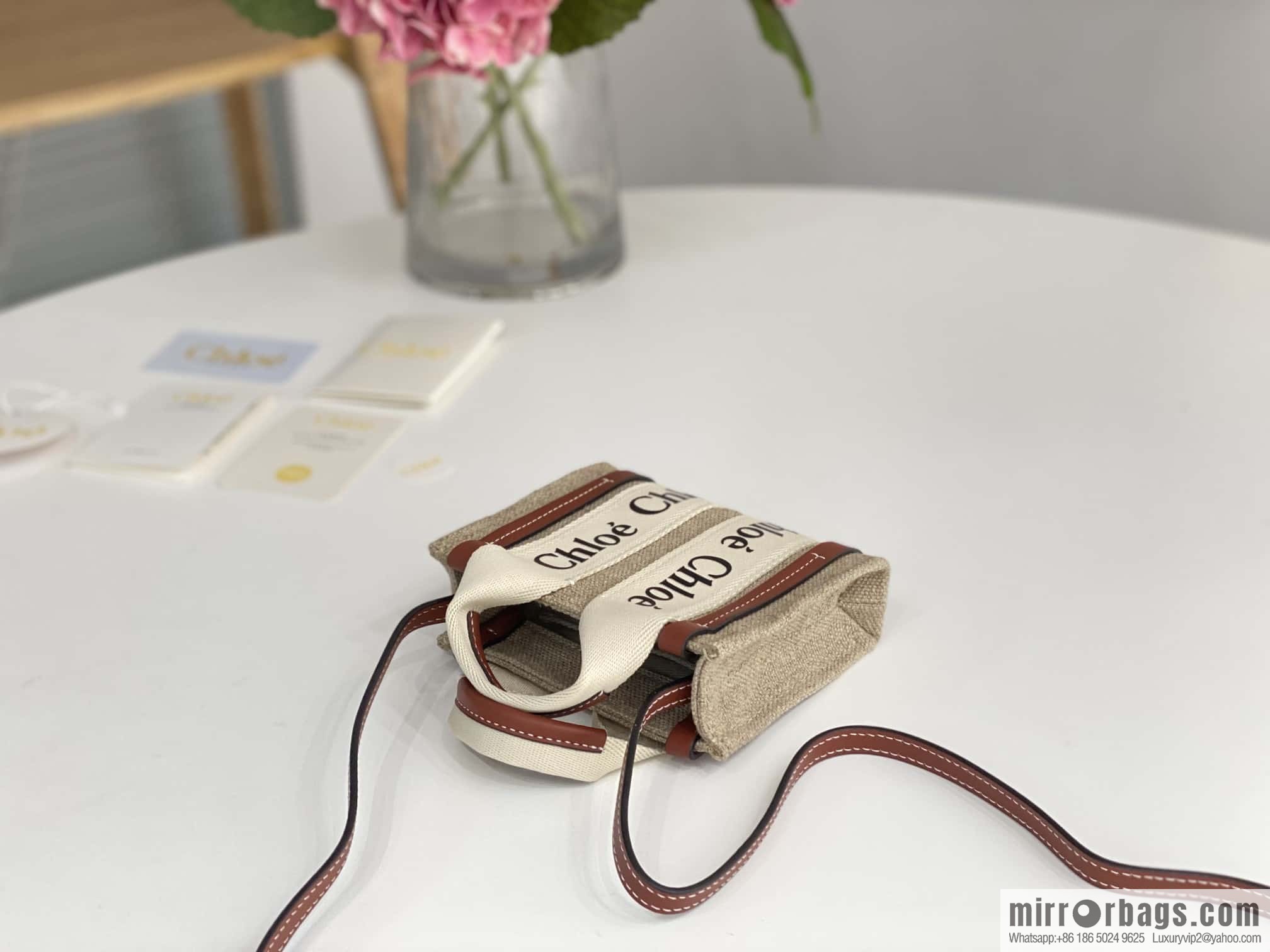 Chloe Nano - Super mini bag 14CM brown