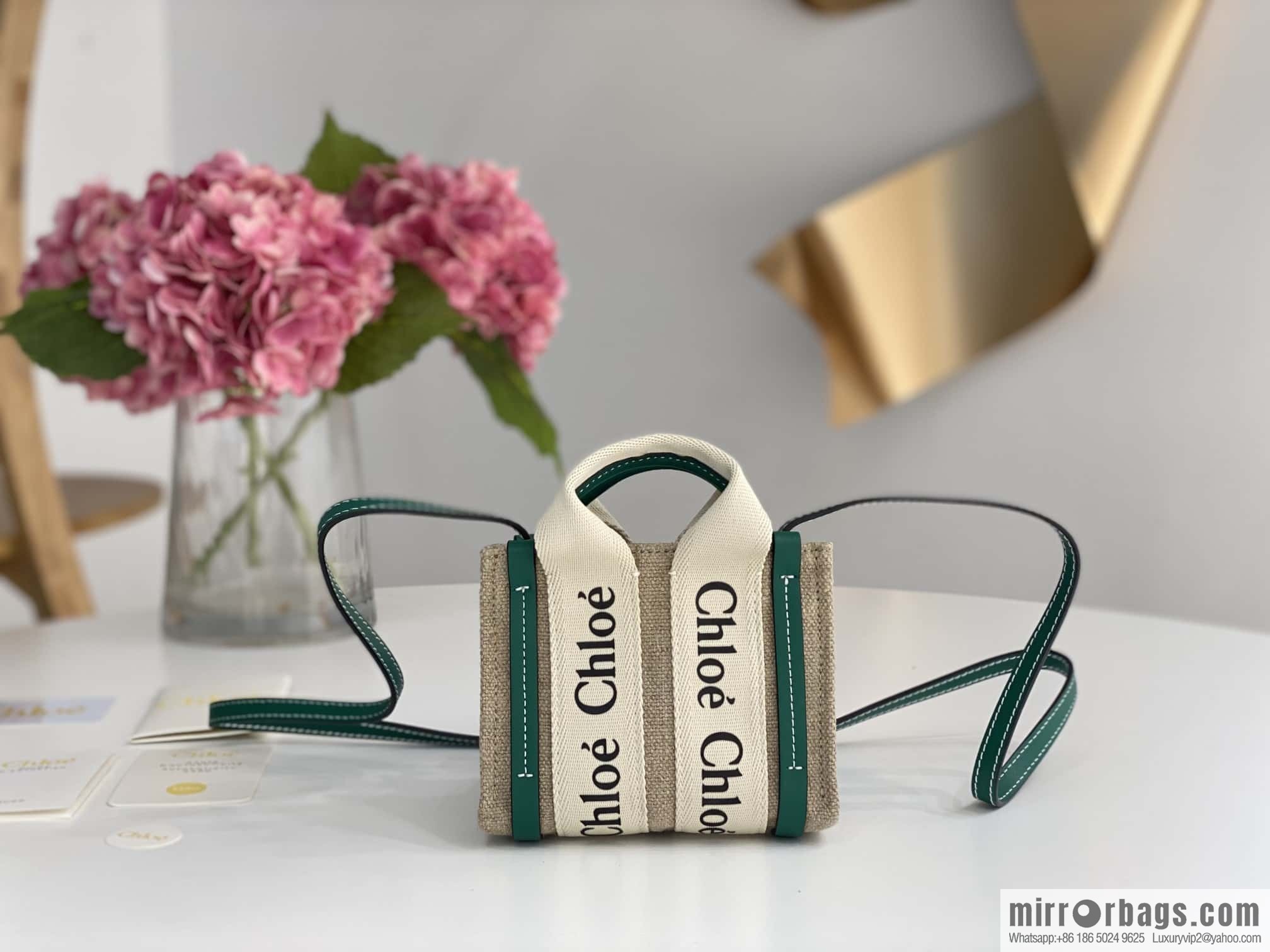 Chloe Nano - Super mini bag 14CM emerald
