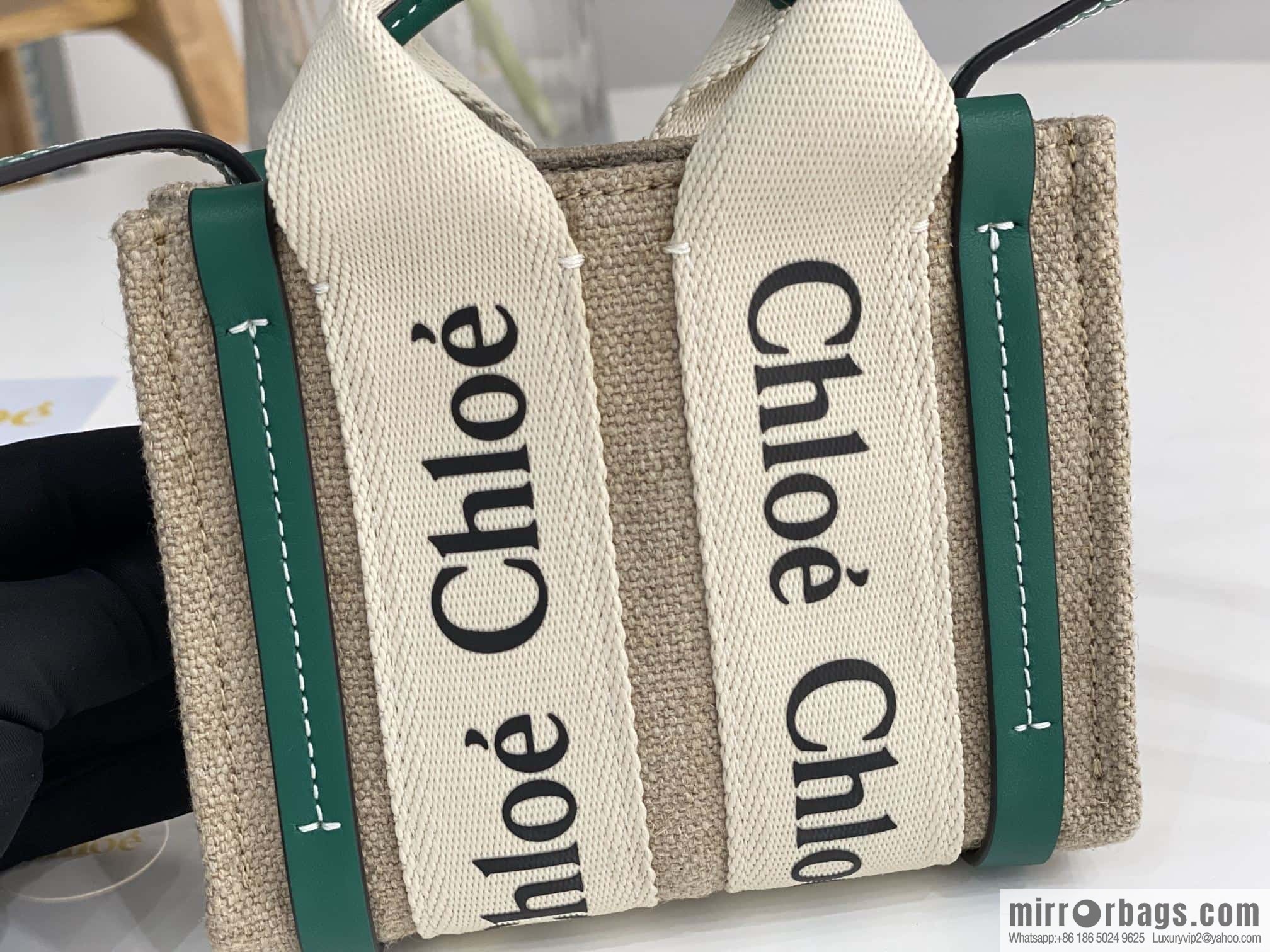 Chloe Nano - Super mini bag 14CM emerald