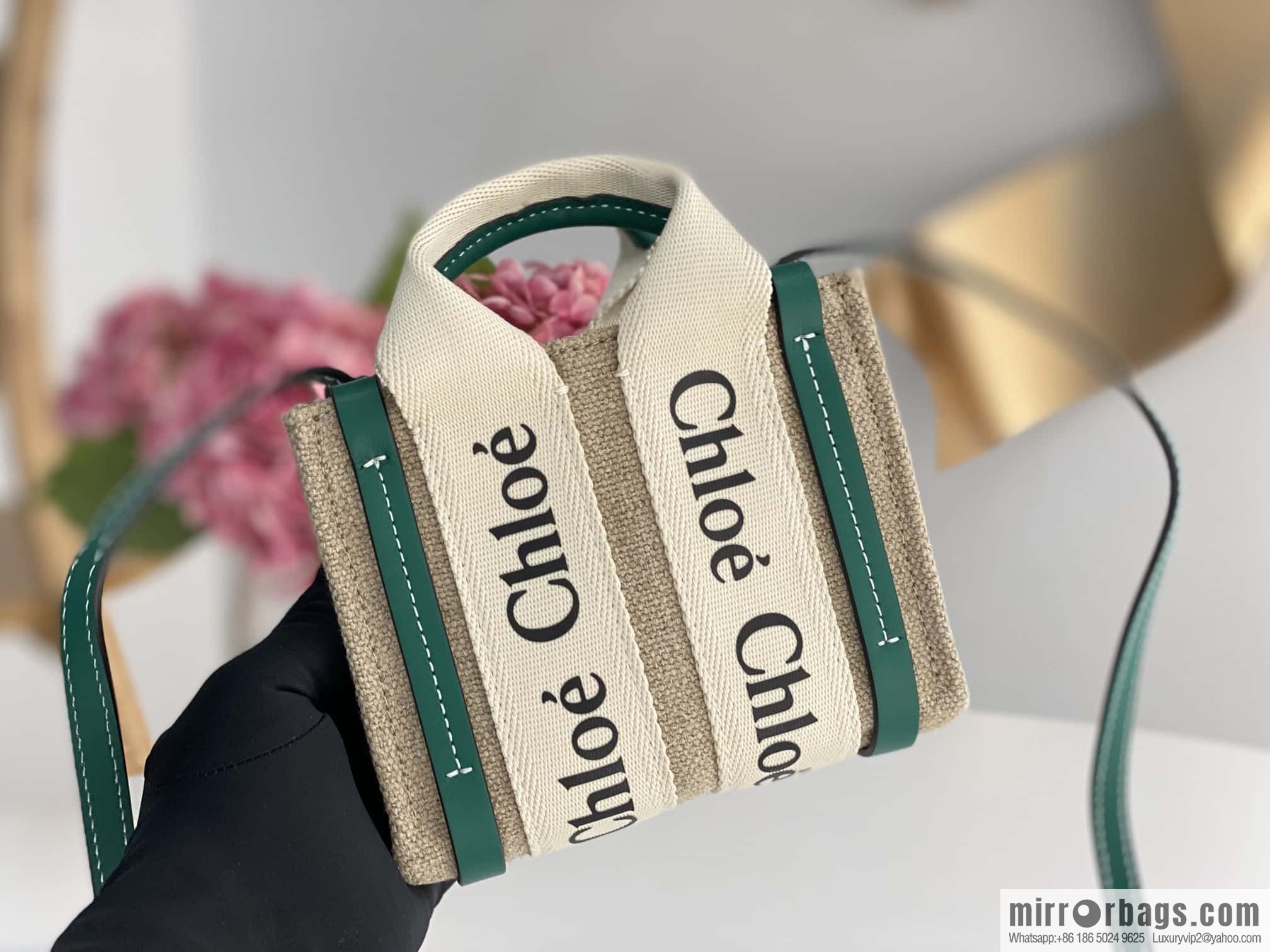 Chloe Nano - Super mini bag 14CM emerald