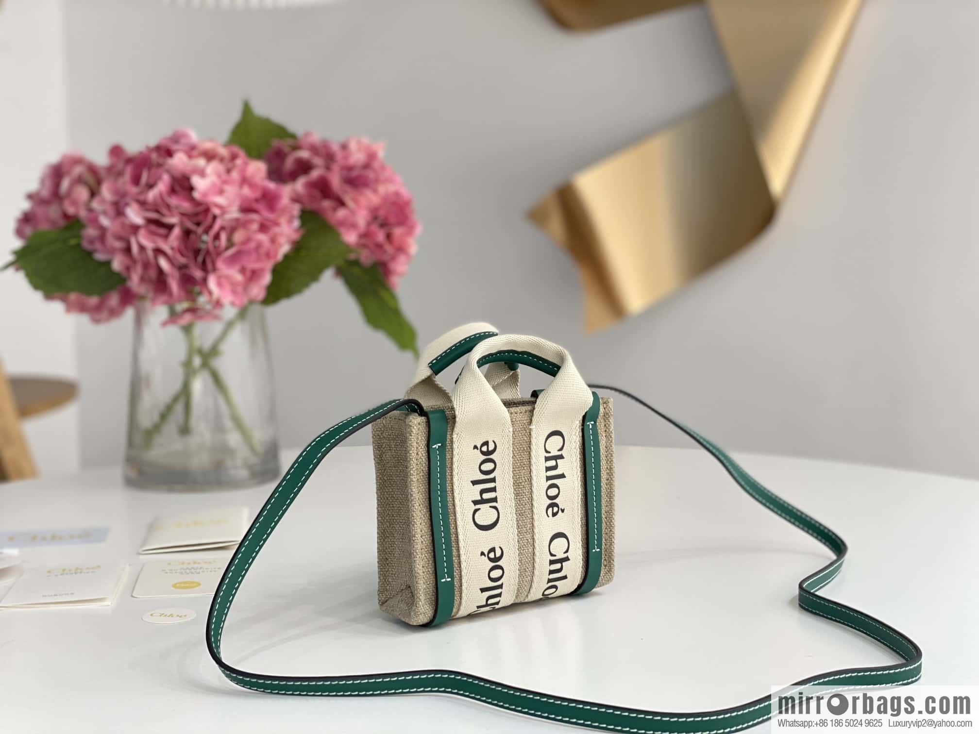 Chloe Nano - Super mini bag 14CM emerald