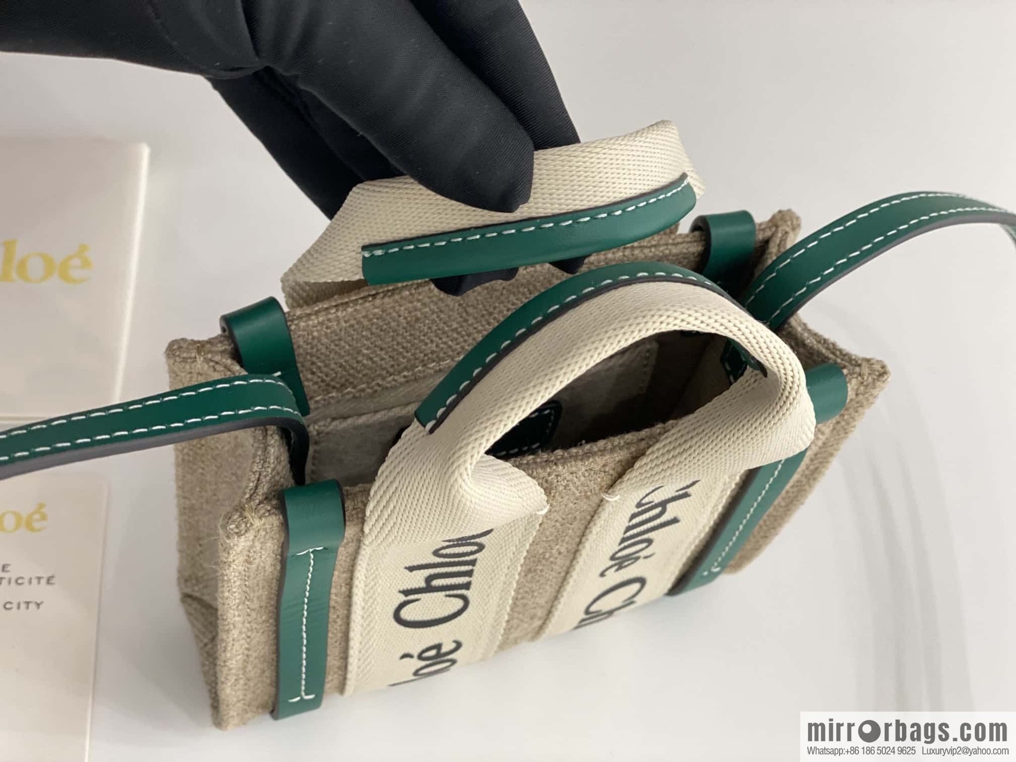 Chloe Nano - Super mini bag 14CM emerald