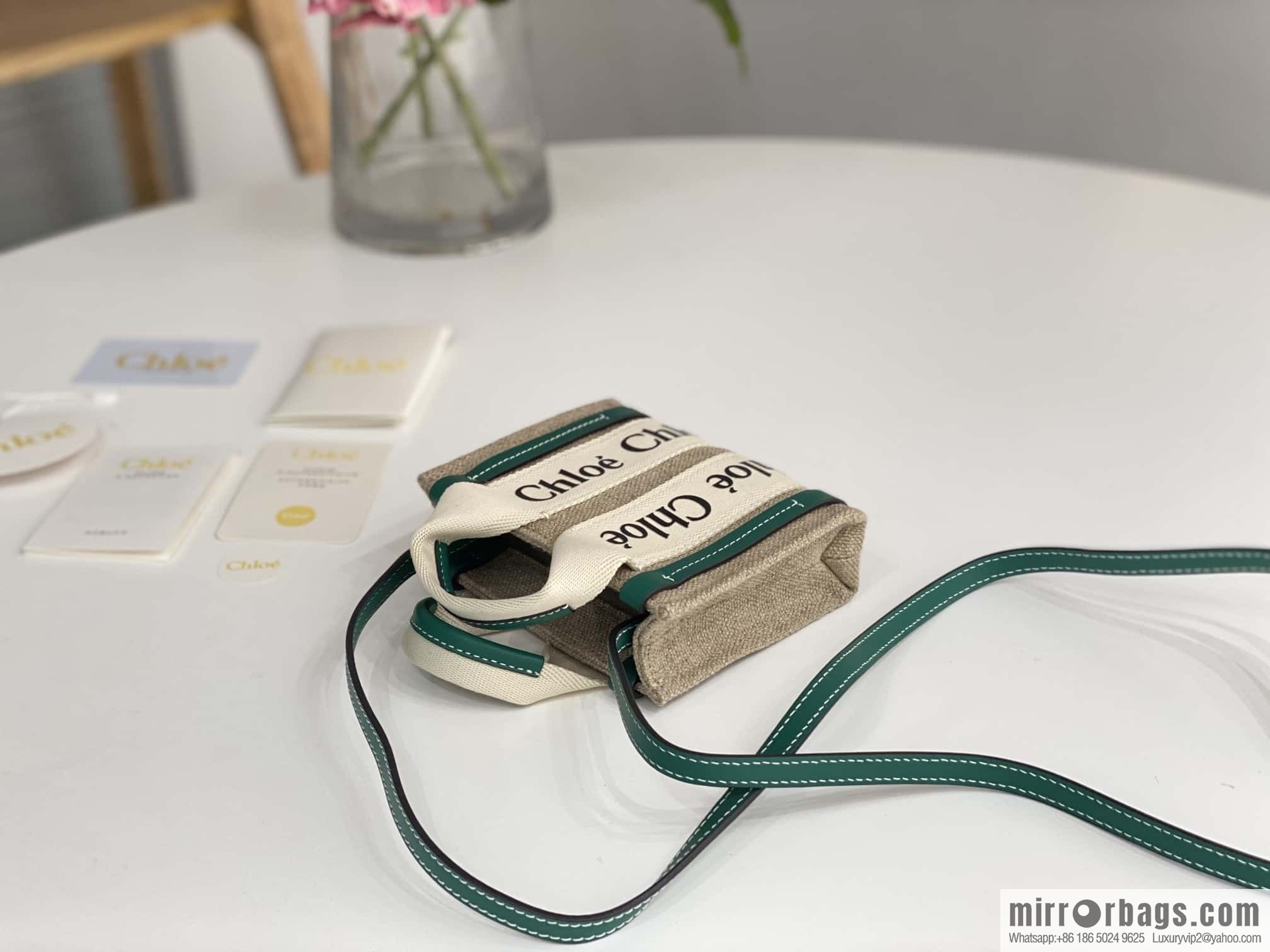 Chloe Nano - Super mini bag 14CM emerald