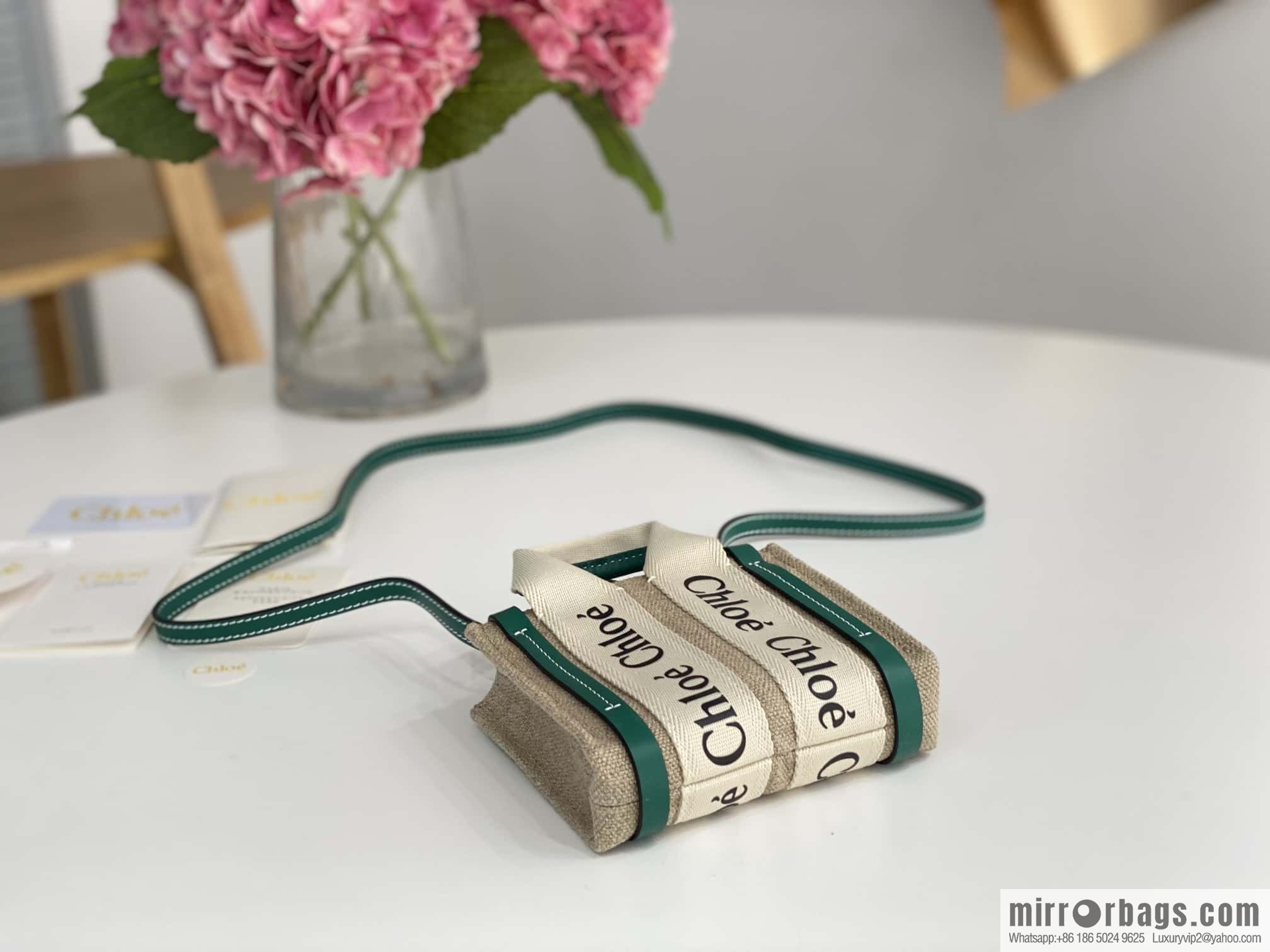 Chloe Nano - Super mini bag 14CM emerald
