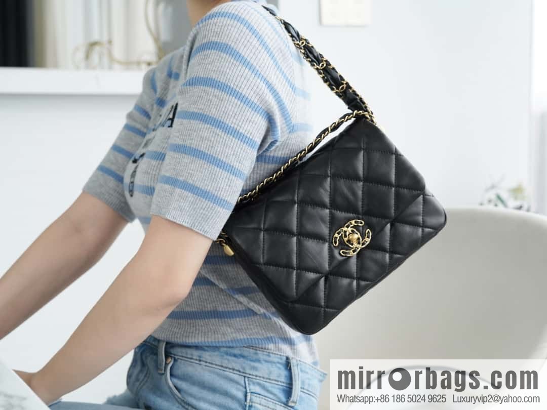 ππππ‘ππ 23k autumn and winter series 19 wide shoulder strap cover bag AS4423 black