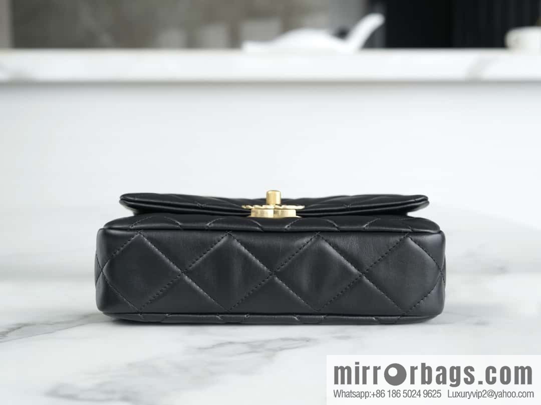 ππππ‘ππ 23k autumn and winter series 19 wide shoulder strap cover bag AS4423 black