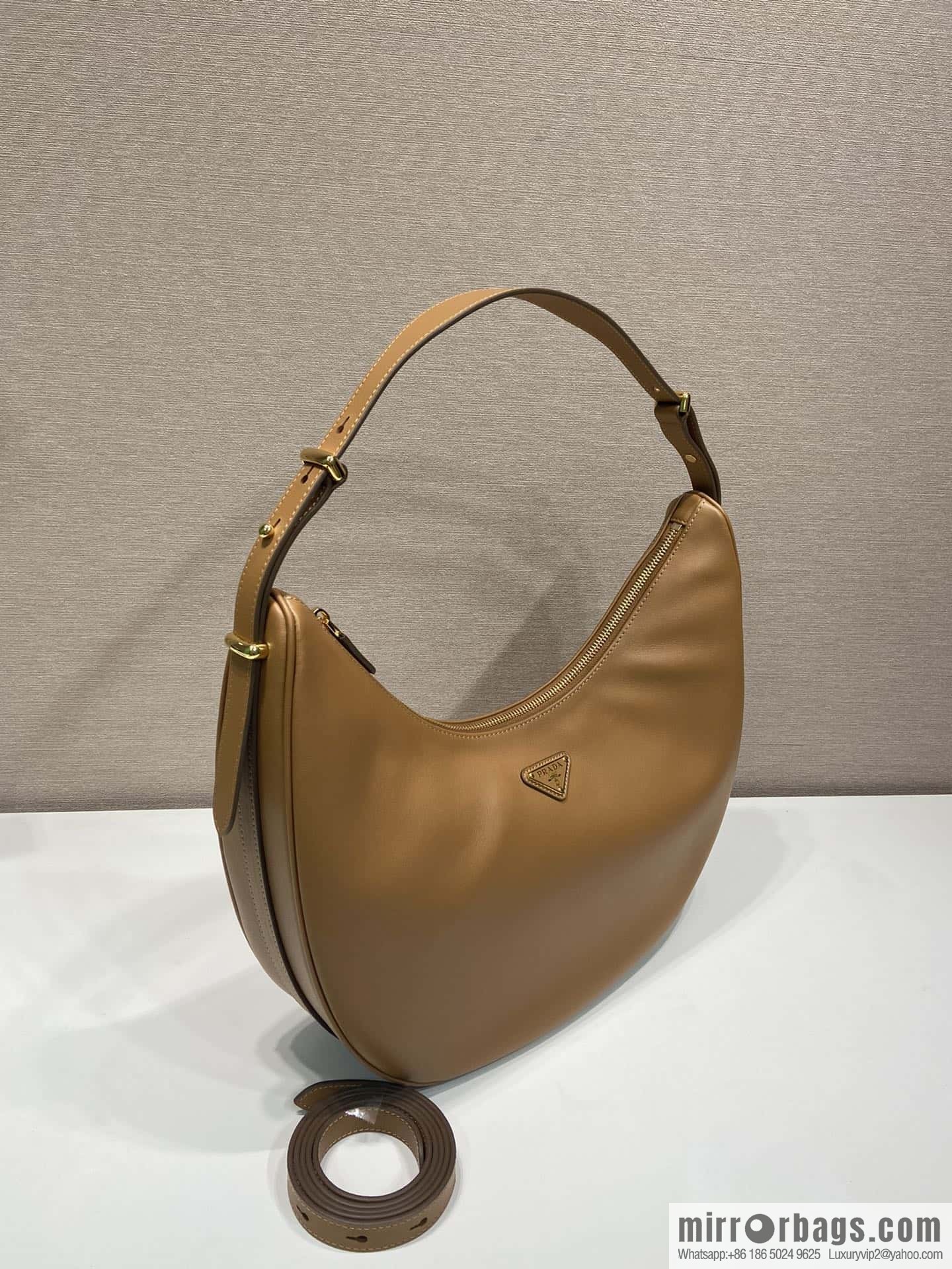 PRADA 🎉 large Moon handbag 🎉 1BC212 large 🎉🎉 brown