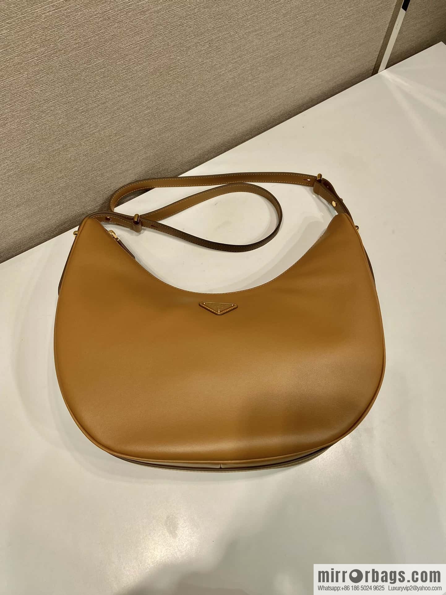 PRADA 🎉 large Moon handbag 🎉 1BC212 large 🎉🎉 brown