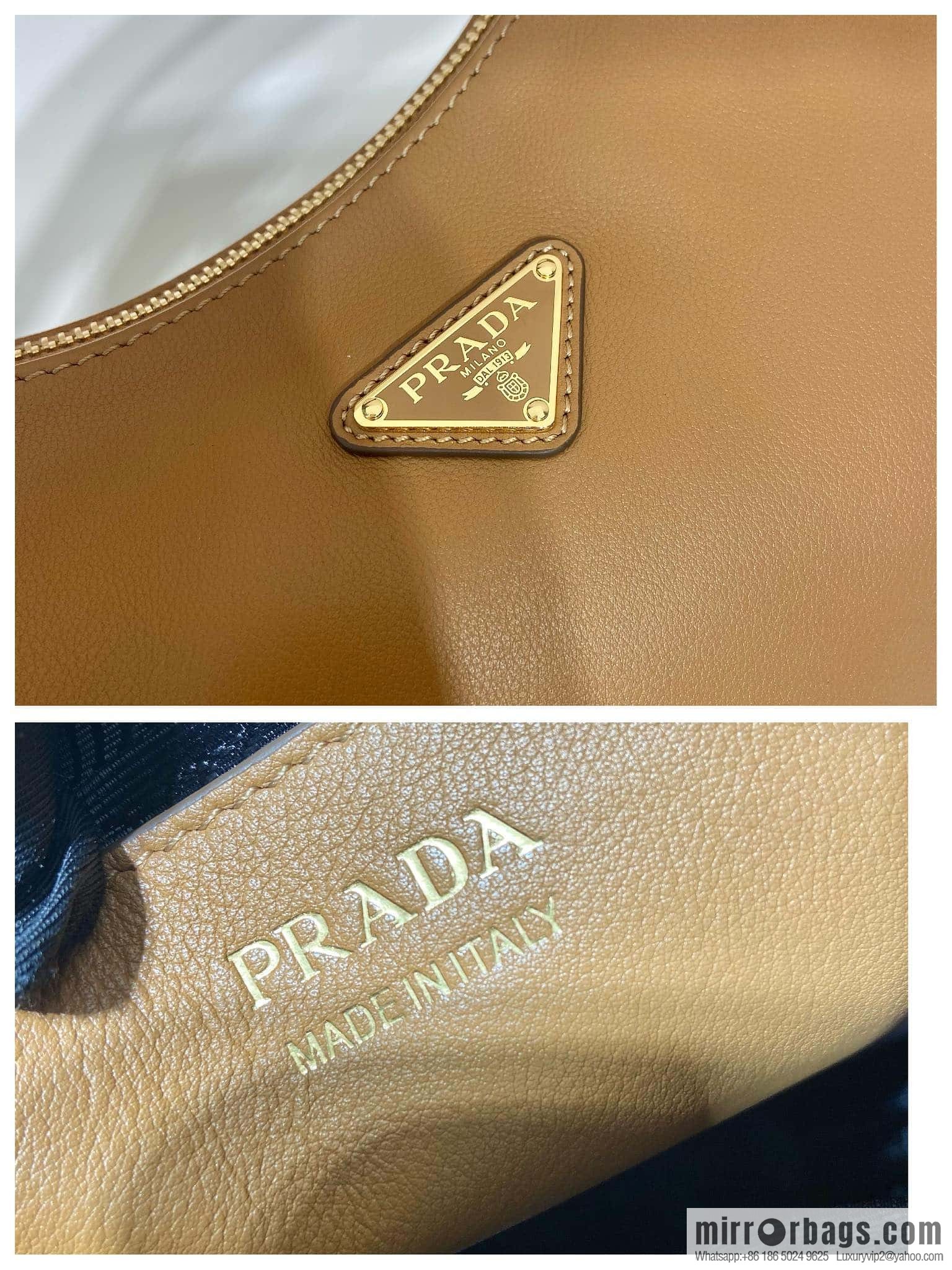 PRADA 🎉 large Moon handbag 🎉 1BC212 large 🎉🎉 brown