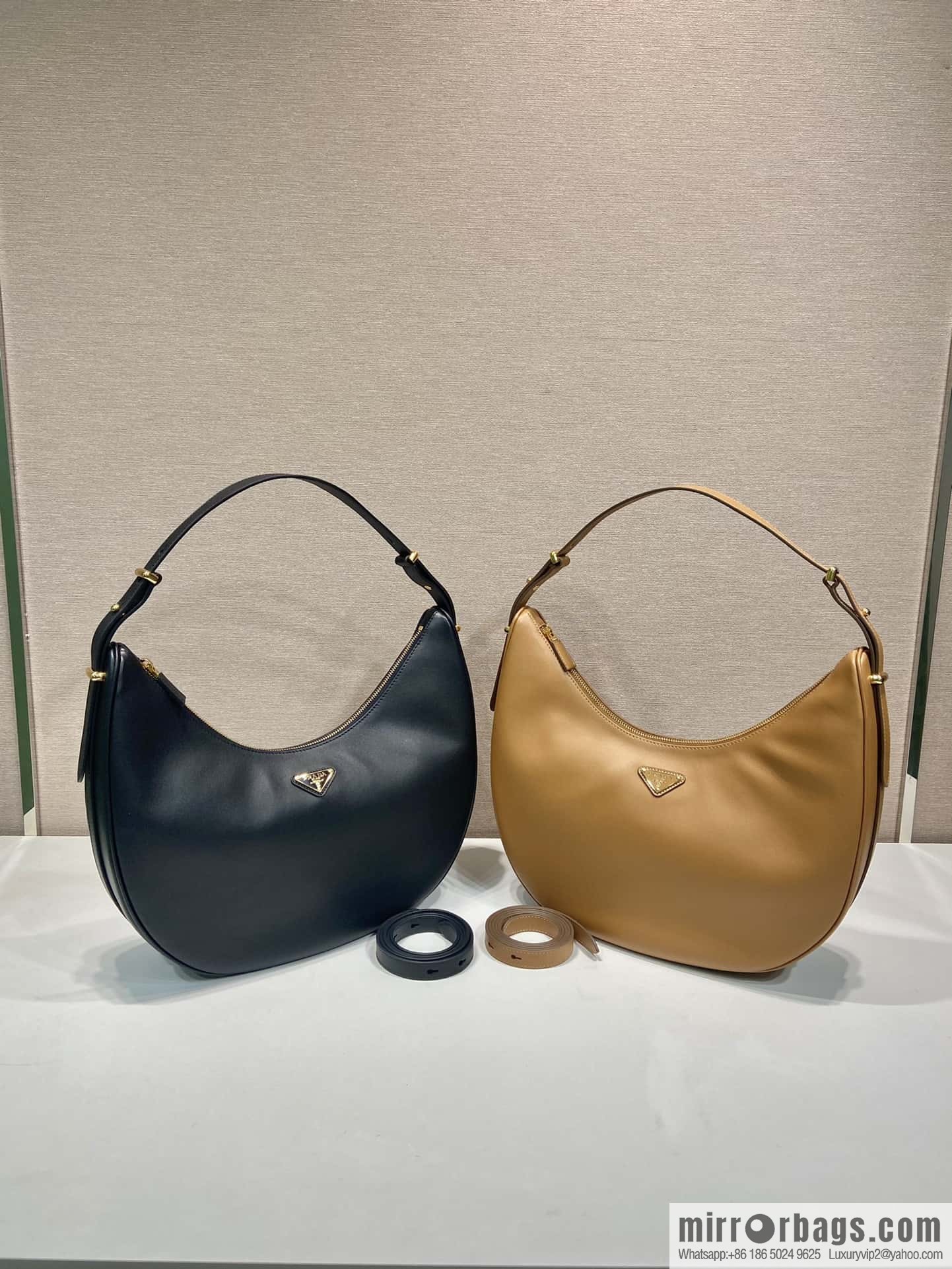 PRADA 🎉 large Moon handbag 🎉 1BC212 large 🎉🎉 brown