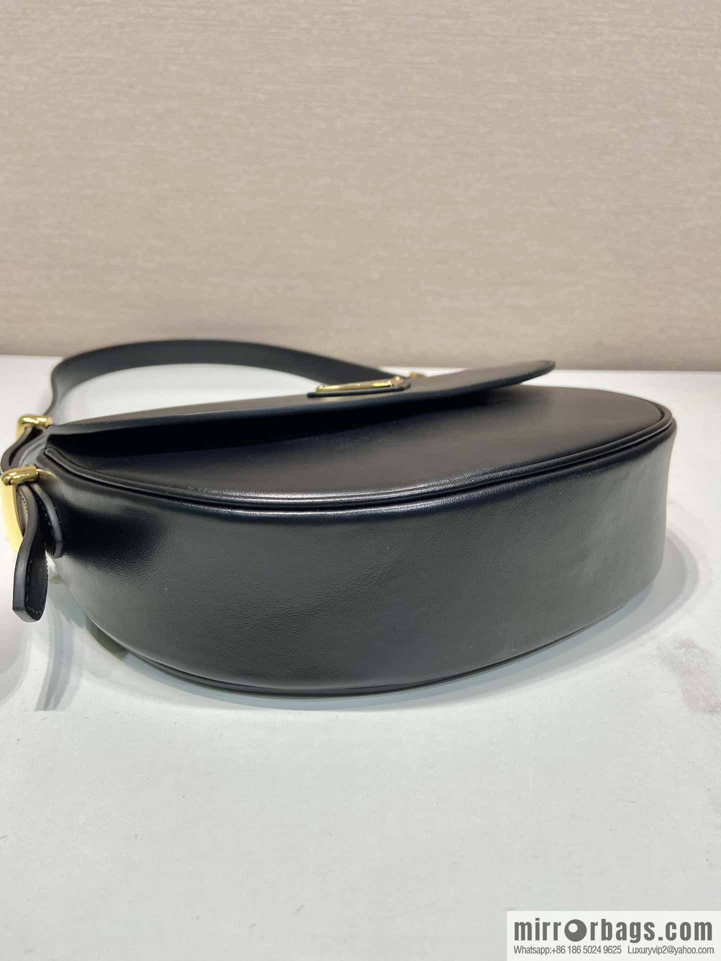 PRADA ๐ new ๐ 1BD365 double shoulder strap ๐๐ black