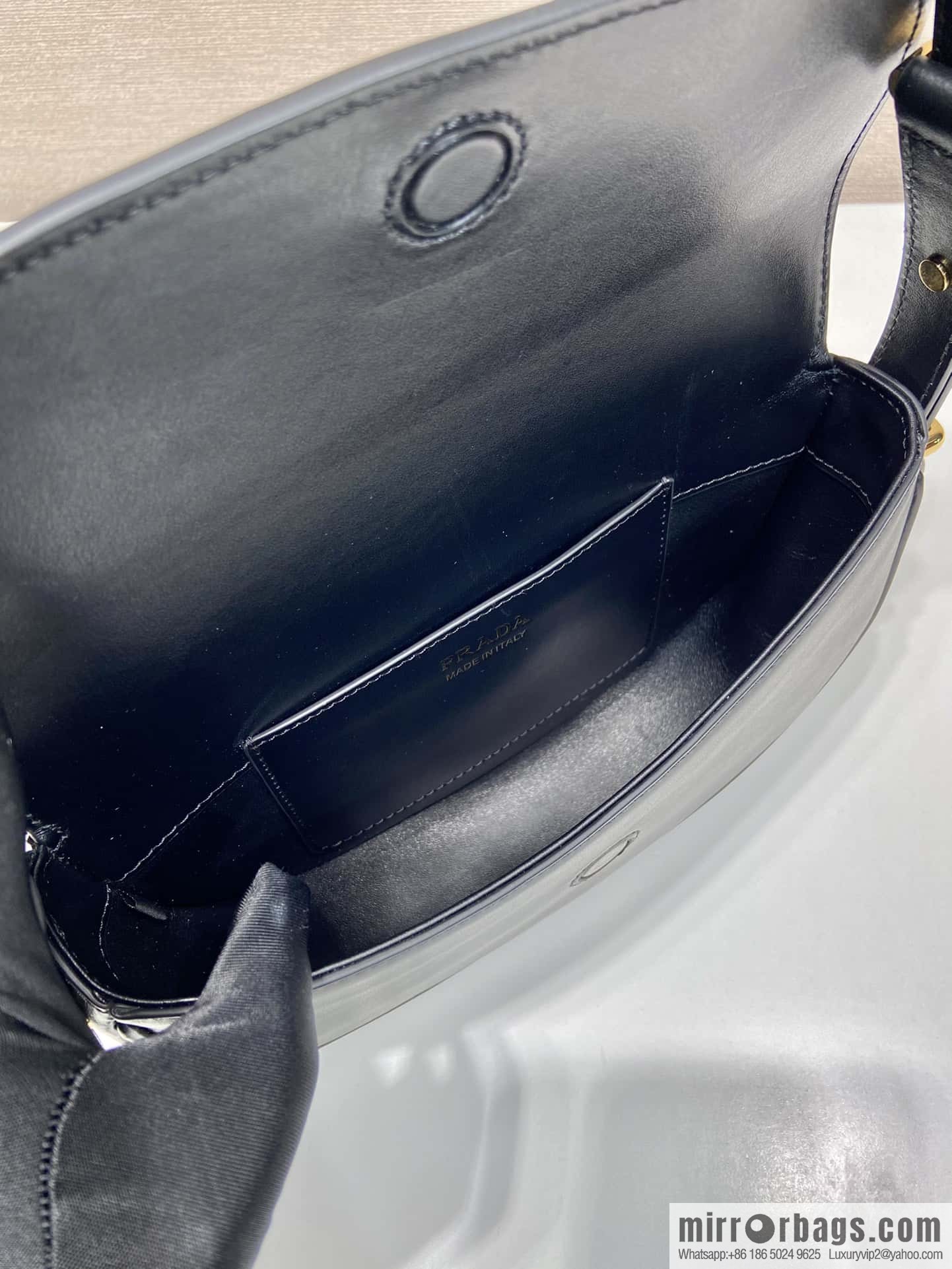 PRADA ๐ new ๐ 1BD365 double shoulder strap ๐๐ black