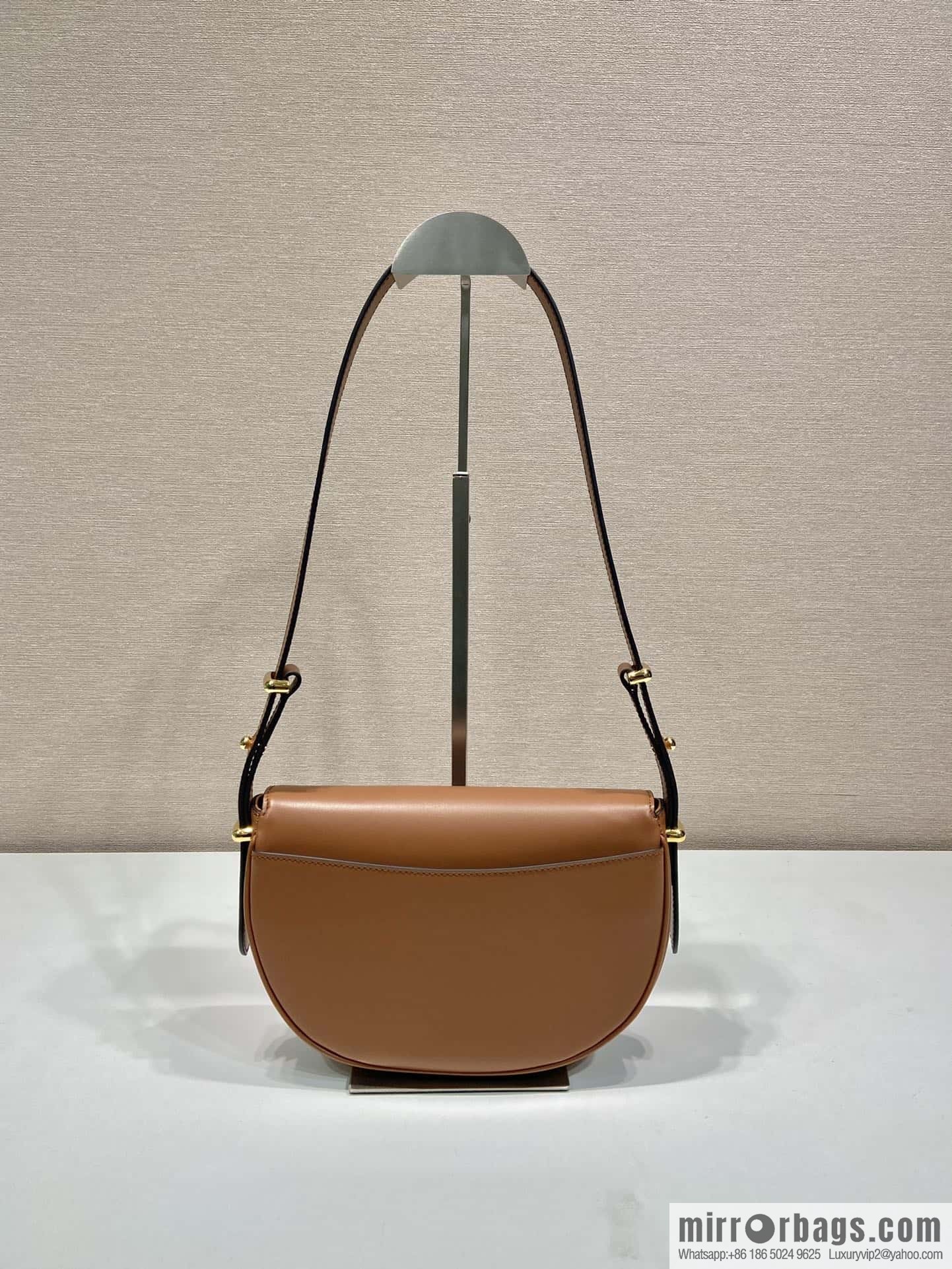 PRADA 🎉 new 🎉 1BD365 double shoulder strap 👏👏 brown