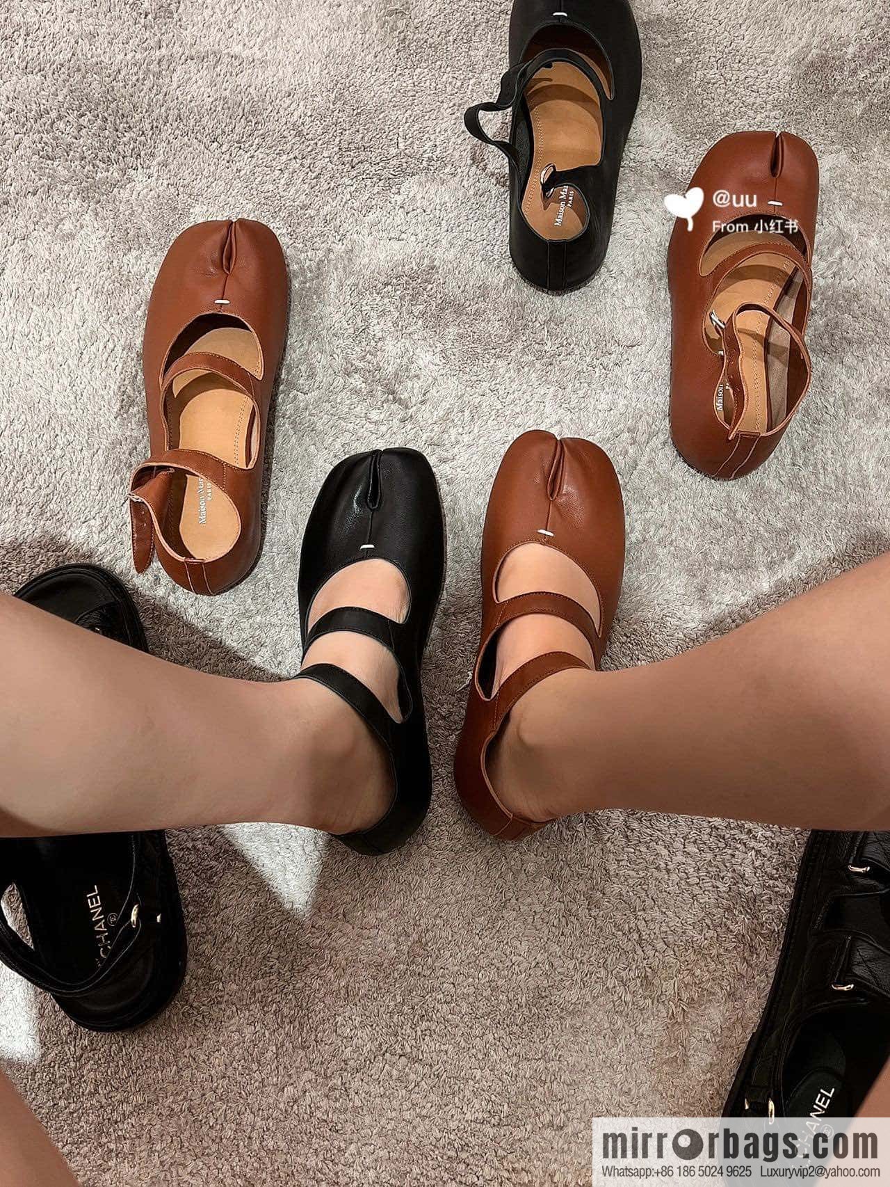 𝐌𝐚𝐢𝐬𝐨𝐧𝐌𝐚𝐫𝐠𝐢𝐞𝐥𝐚|| Margiela Split-toed Ballet Shoes
