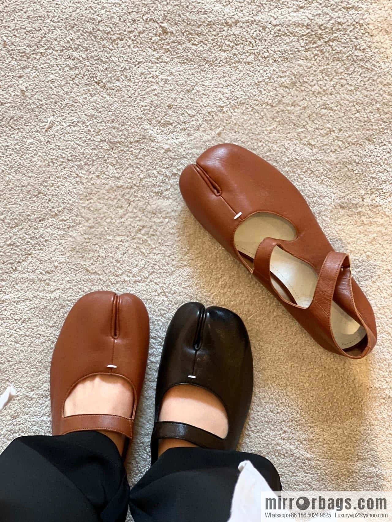 𝐌𝐚𝐢𝐬𝐨𝐧𝐌𝐚𝐫𝐠𝐢𝐞𝐥𝐚|| Margiela Split-toed Ballet Shoes