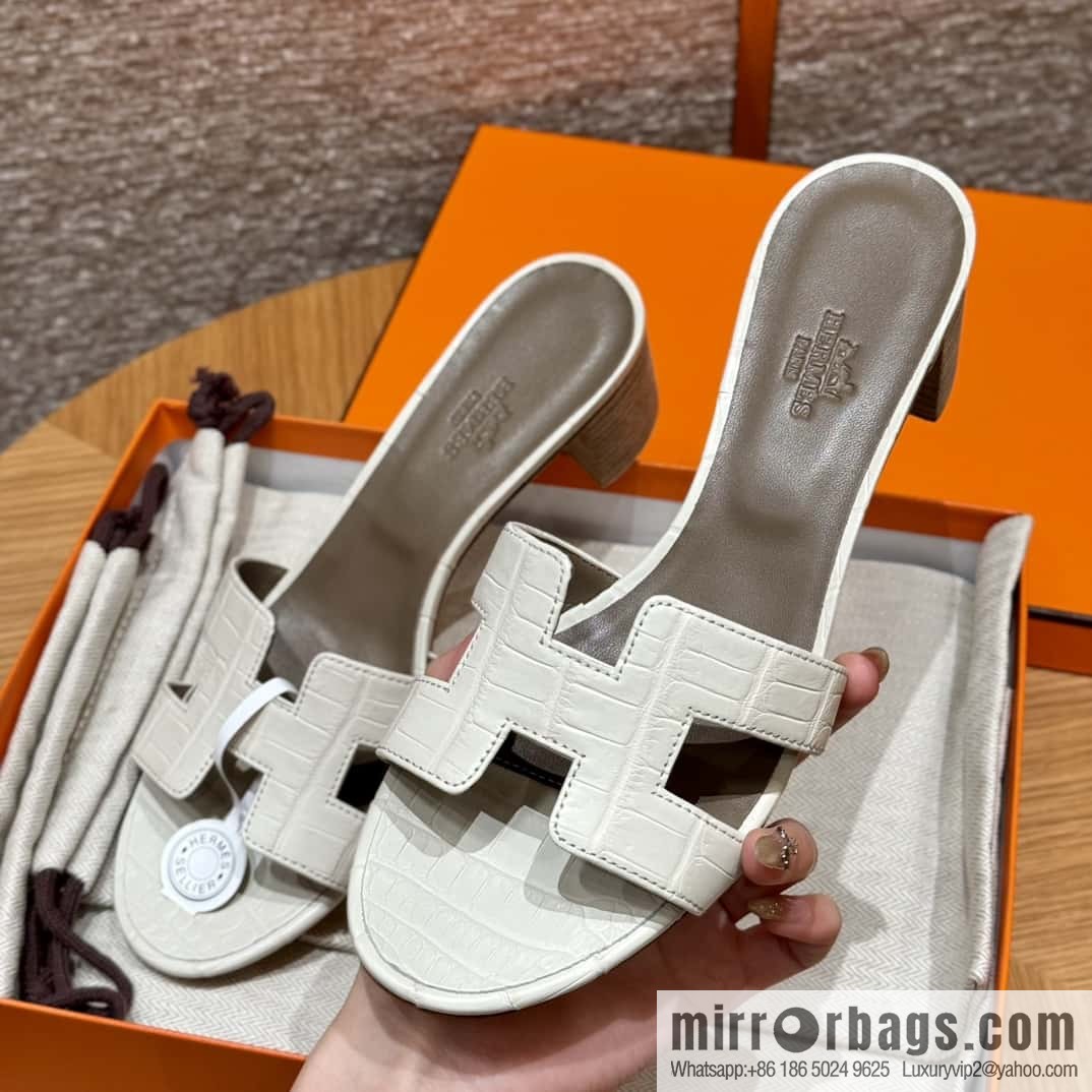 Hermès Crocodile 🐊 slippers