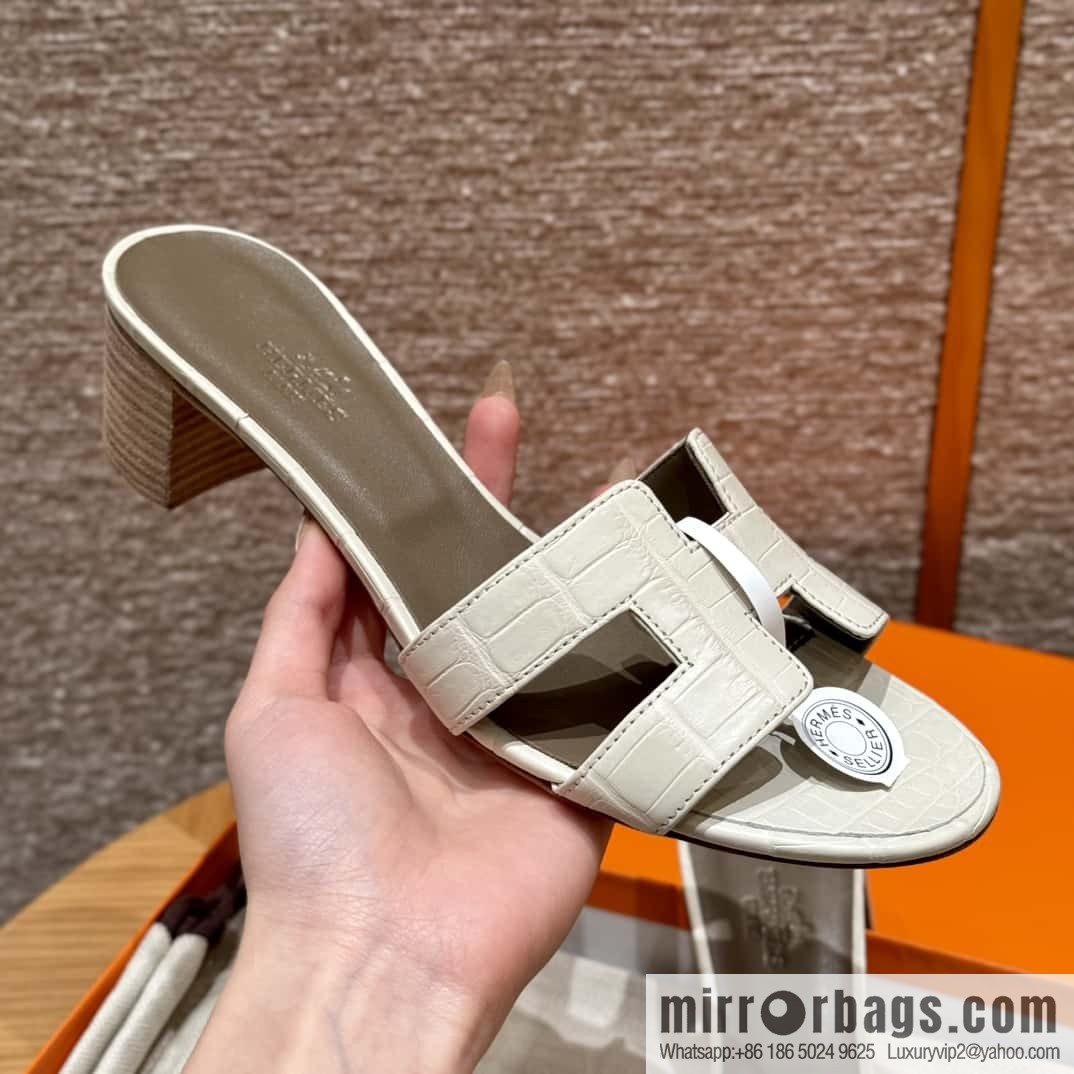 Hermès Crocodile 🐊 slippers