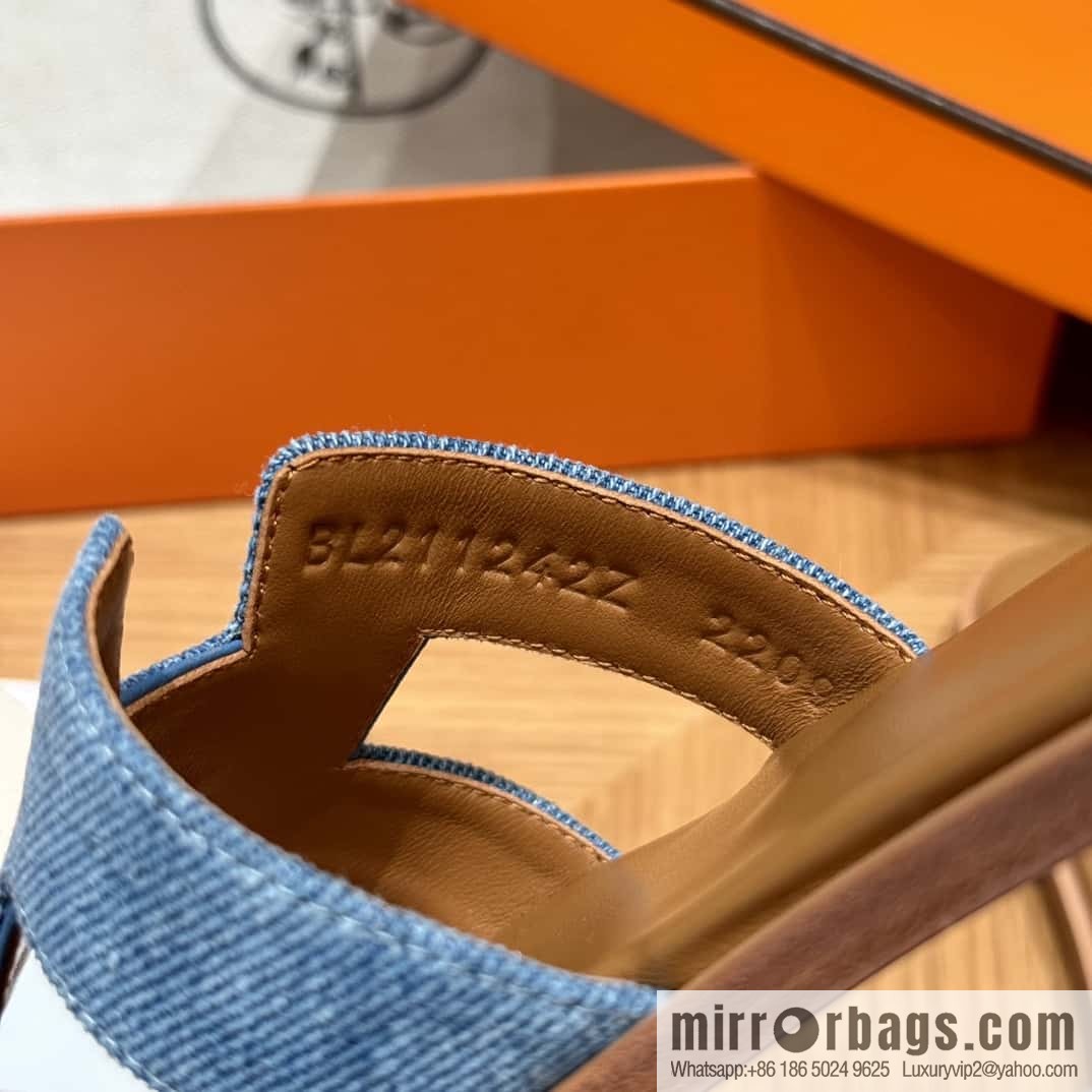 Hermès H slippers