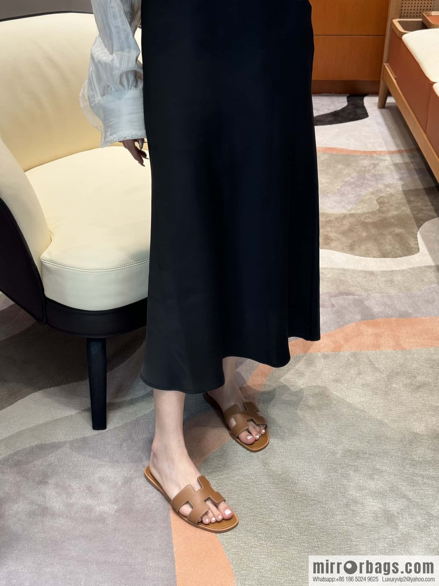 Hermès H slippers