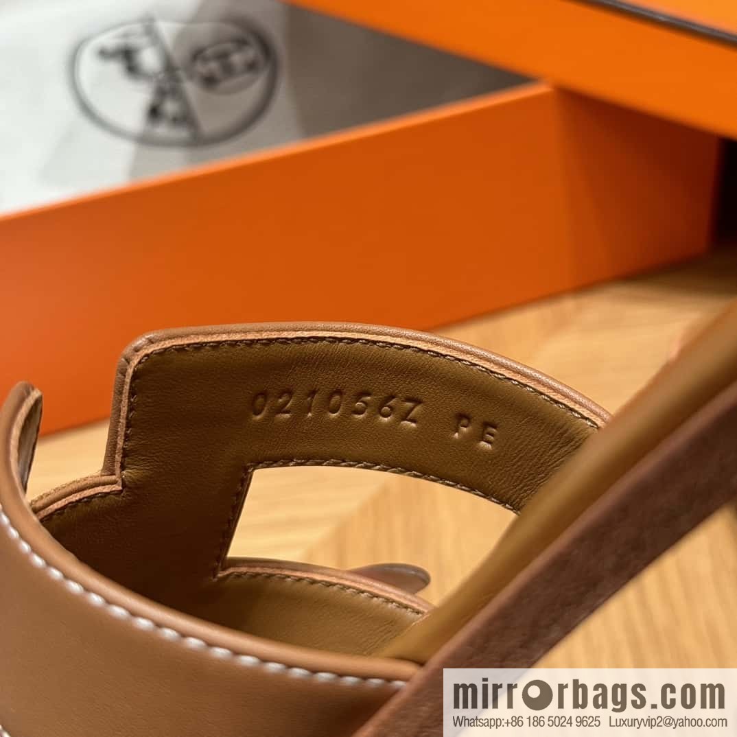 Hermès H slippers