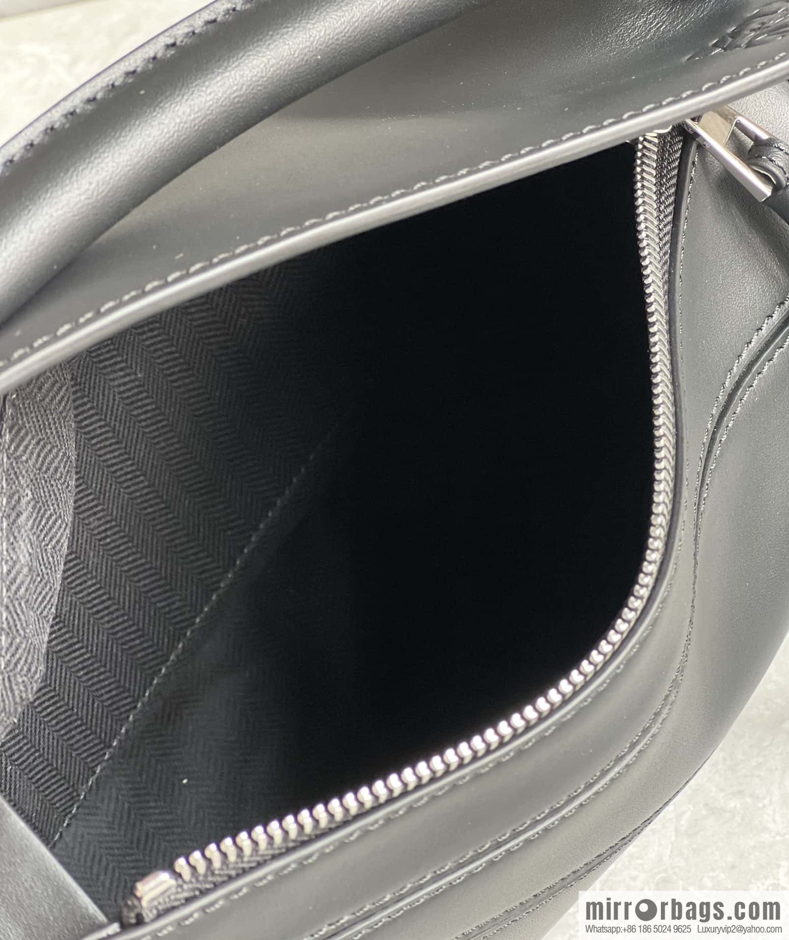 LOEWE satin leather ➕ Anagram embroidery shoulder strap puzzle geometric bag 0189 black