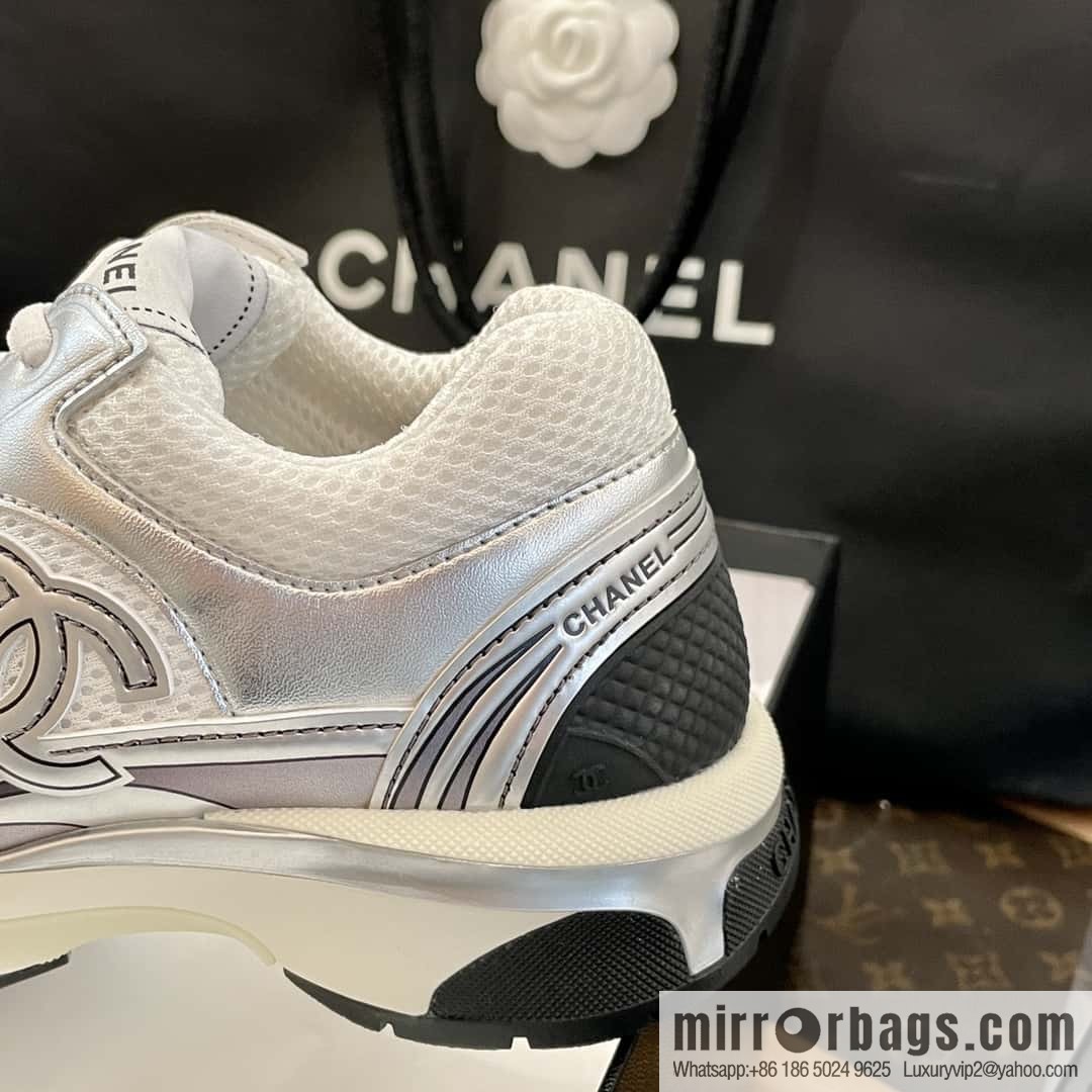 CHANEL Silver Horn King big hit sneakers