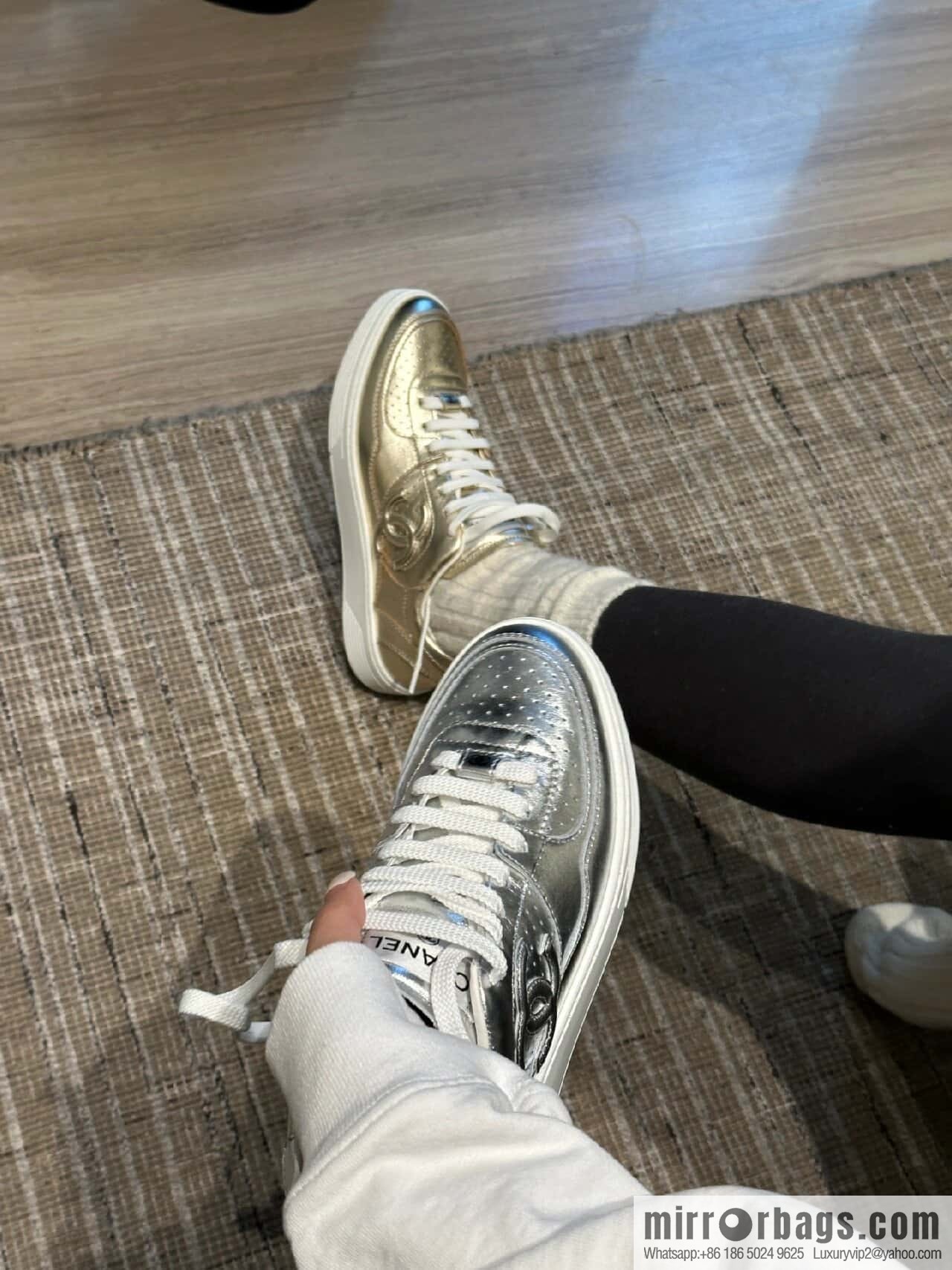 CHANEL Xiaoxiang Air Force One Pair of C Casual Sports Board Shoes