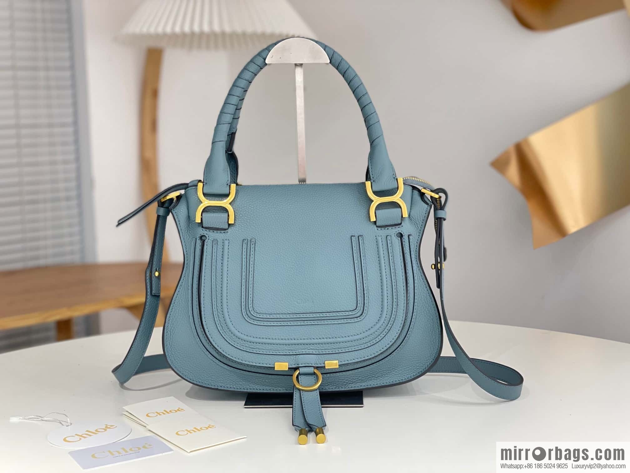 CHLOE marcie medium, haze blue