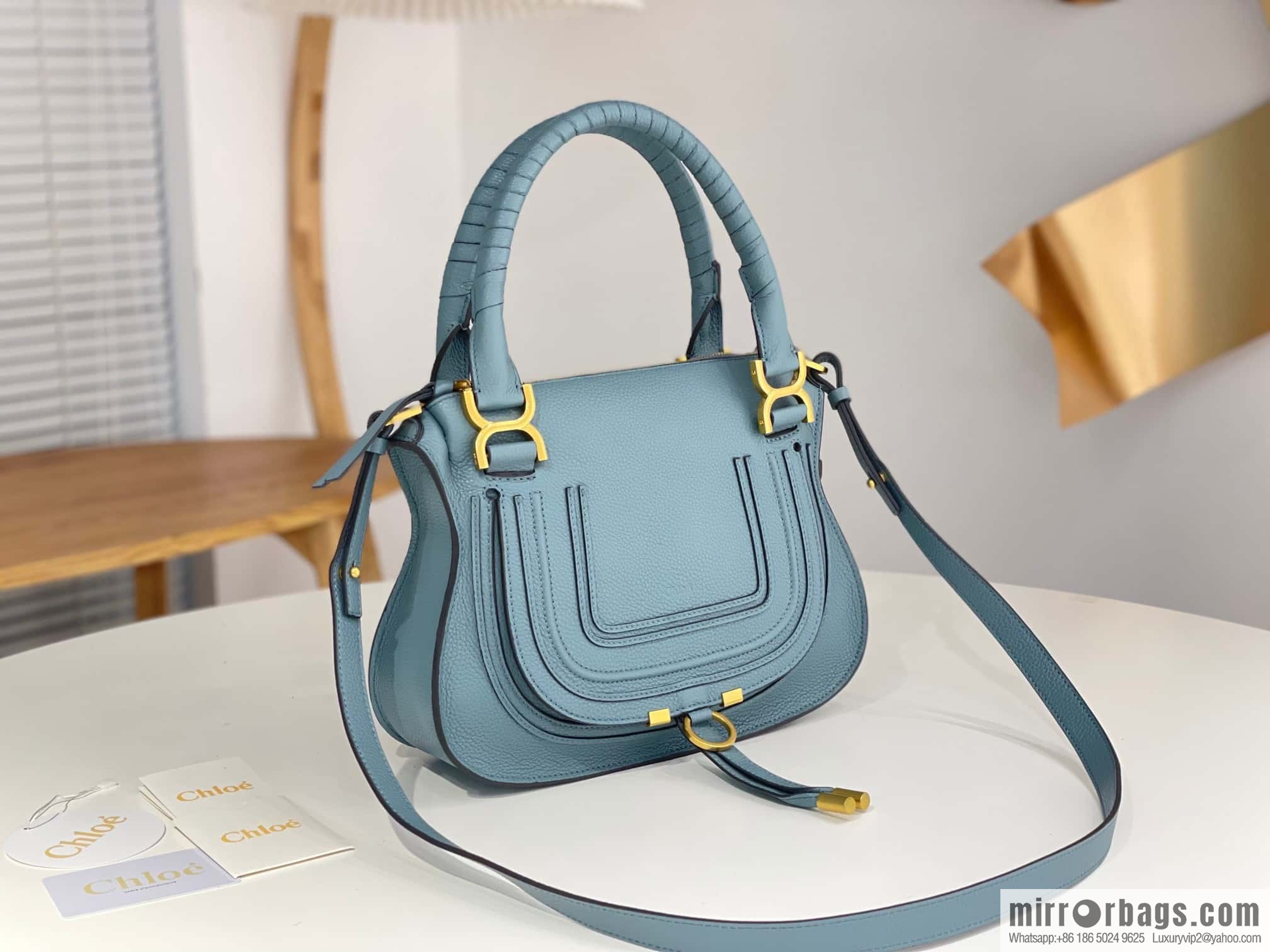 CHLOE marcie medium, haze blue