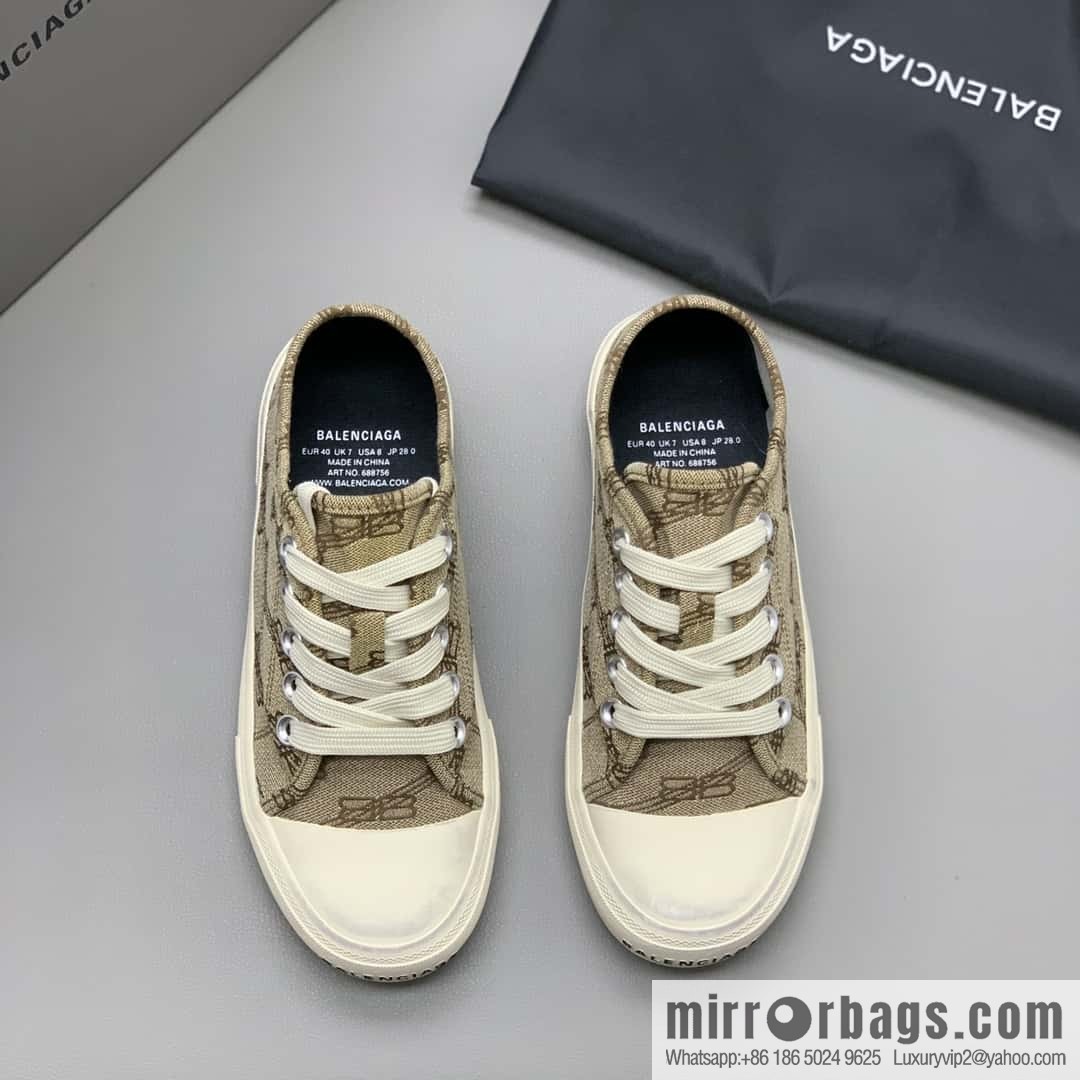 BALENCIAGA Balenciaga ✨ Paris Couple Canvas Shoes