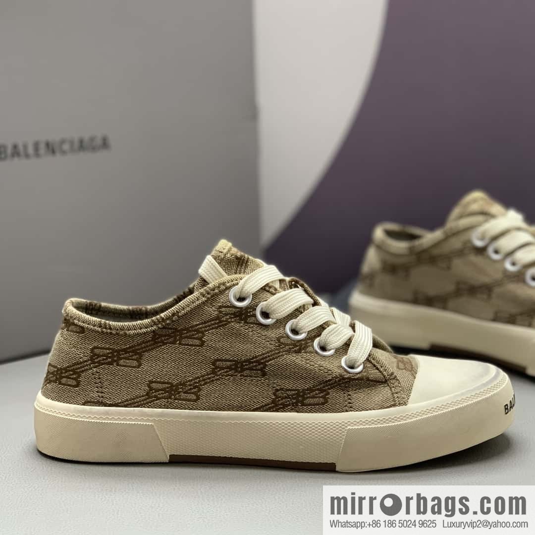 BALENCIAGA Balenciaga ✨ Paris Couple Canvas Shoes