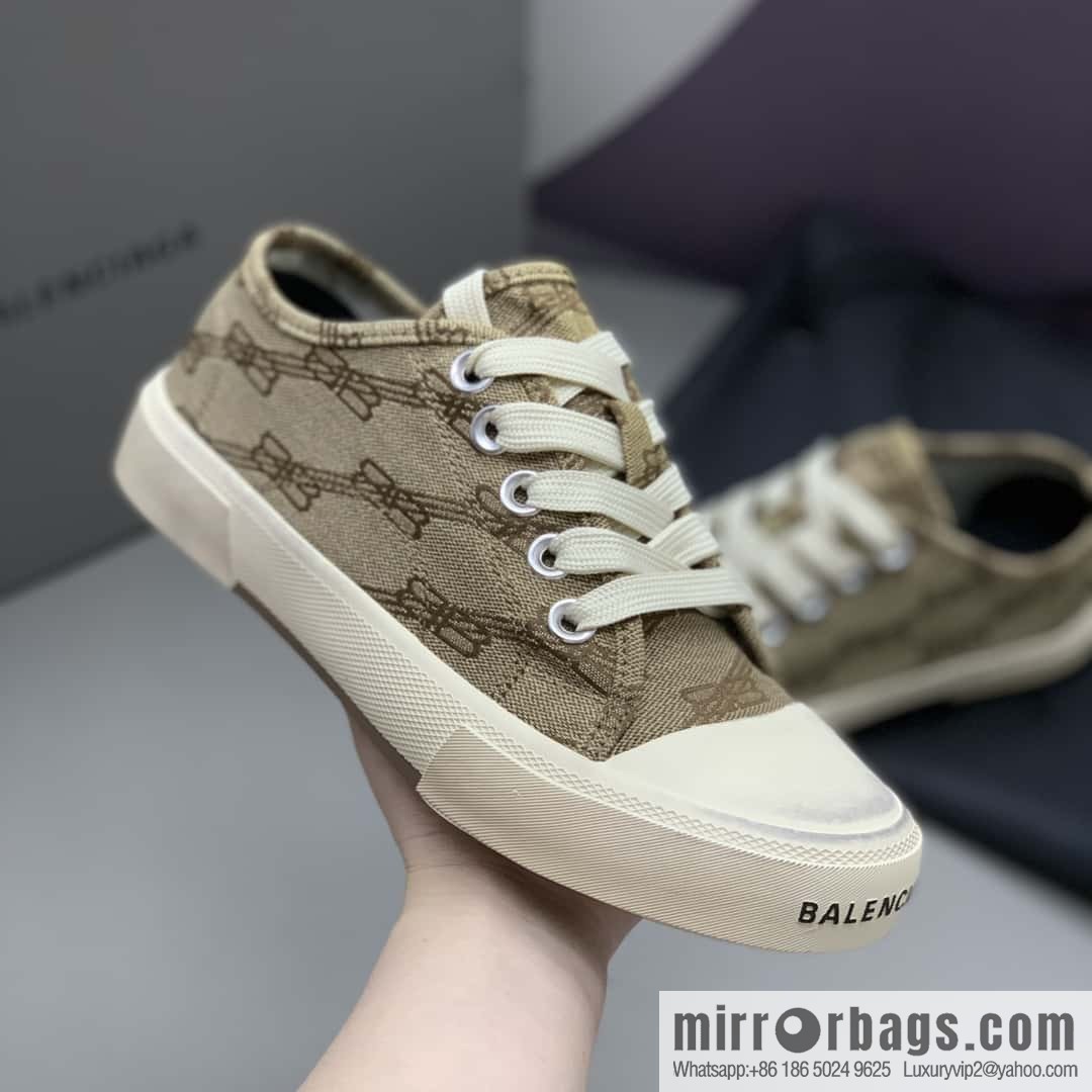 BALENCIAGA Balenciaga ✨ Paris Couple Canvas Shoes
