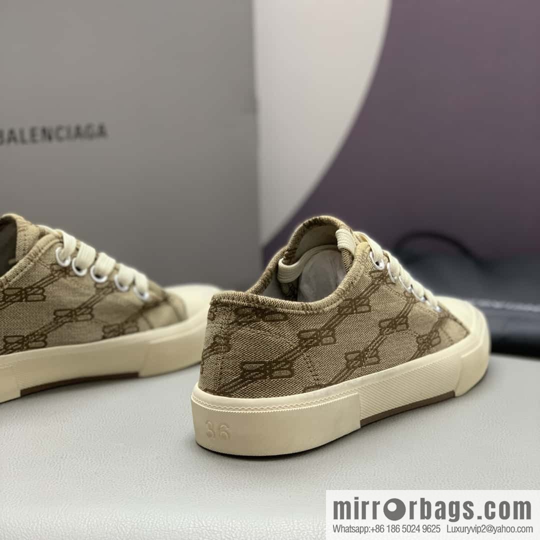 BALENCIAGA Balenciaga ✨ Paris Couple Canvas Shoes