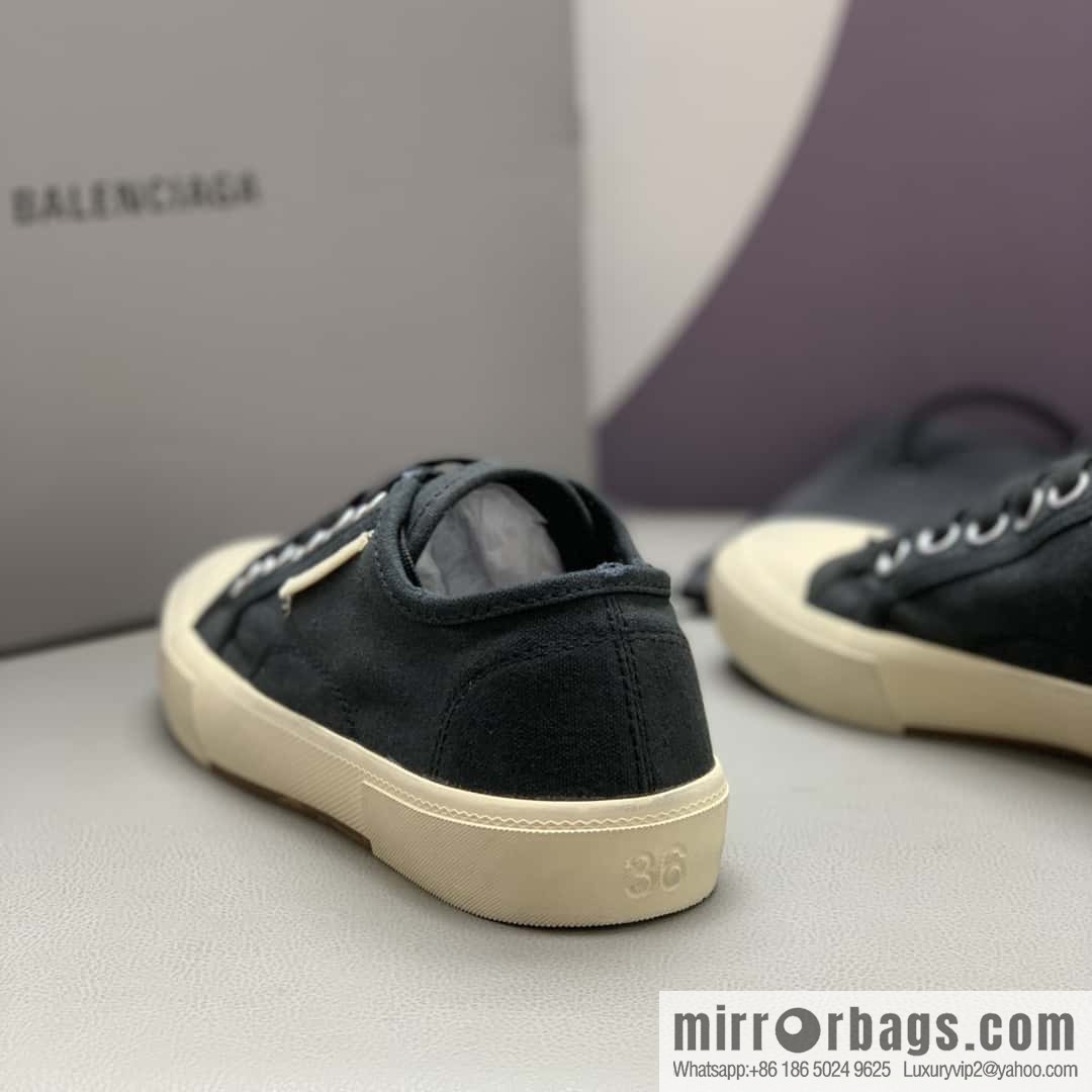 BALENCIAGA Balenciaga ✨ Paris Couple Canvas Shoes