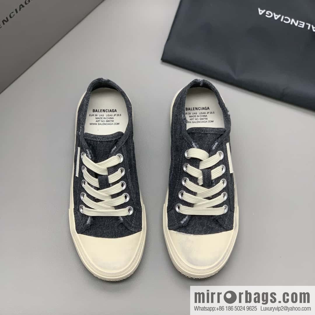 BALENCIAGA Balenciaga ✨ Paris Couple Canvas Shoes