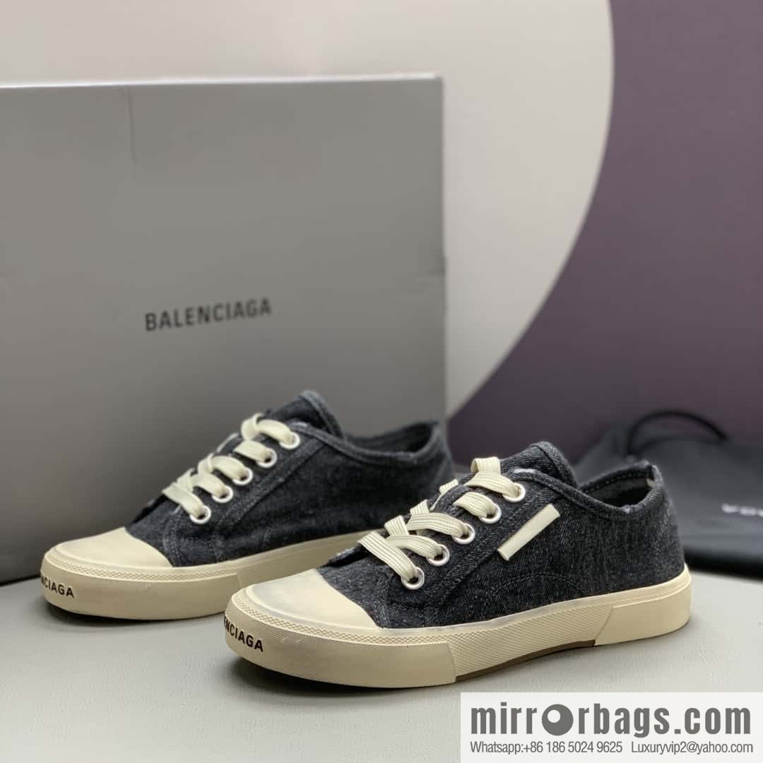 BALENCIAGA Balenciaga ✨ Paris Couple Canvas Shoes