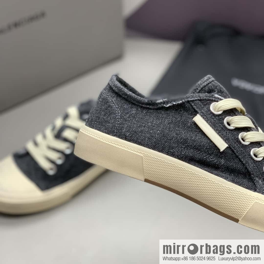BALENCIAGA Balenciaga ✨ Paris Couple Canvas Shoes